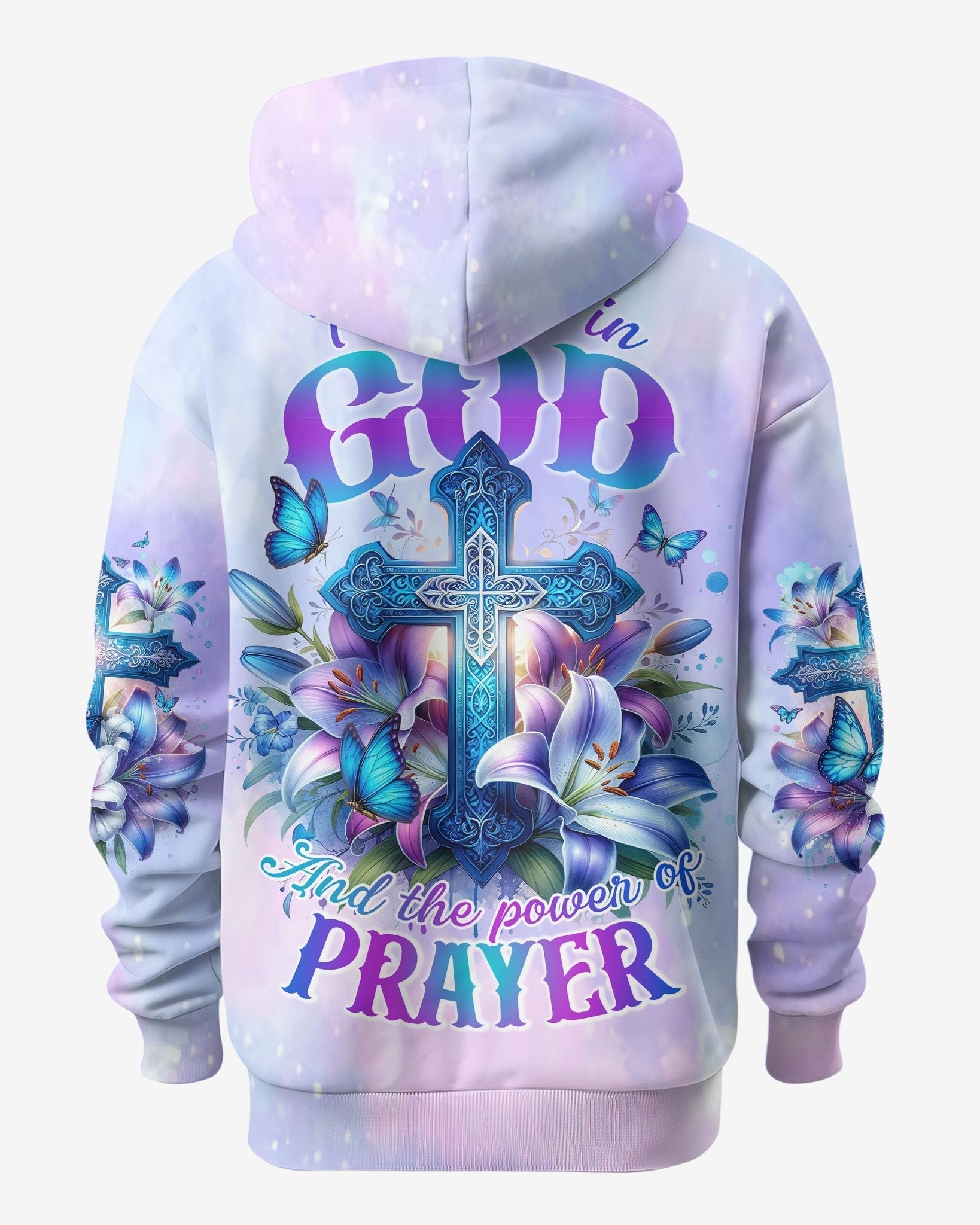 God And The Power Of Prayer All Over Print Hoodie