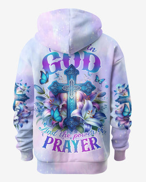 God And The Power Of Prayer All Over Print Hoodie