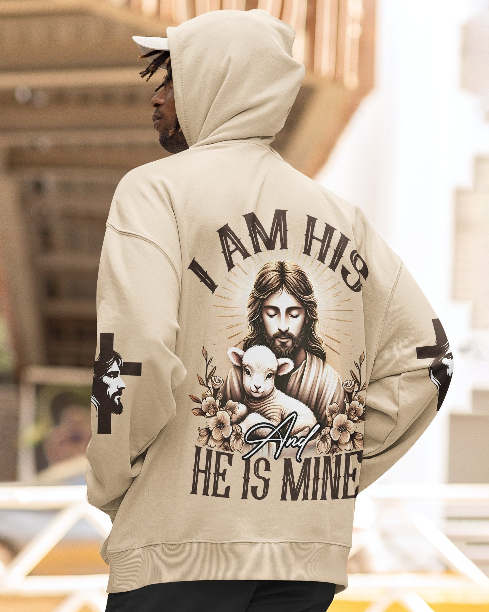 I Am His And He Is Mine All Over Print Zip Hoodie