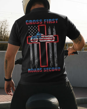 Cross First Roads Second All Over Print Polo
