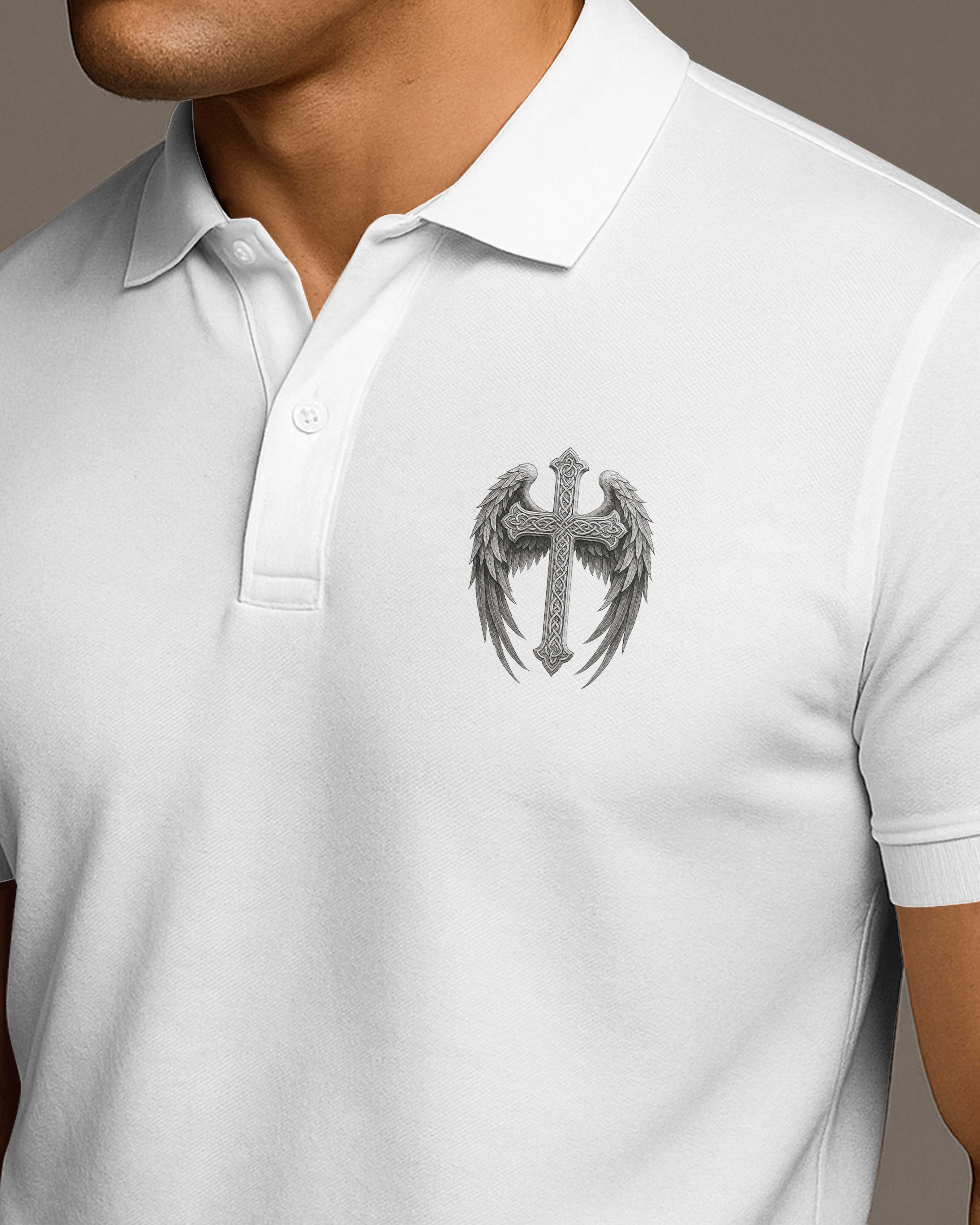 If You Bring Up My Past You Should Know That Jesus Dropped The Charges All Over Print Polo