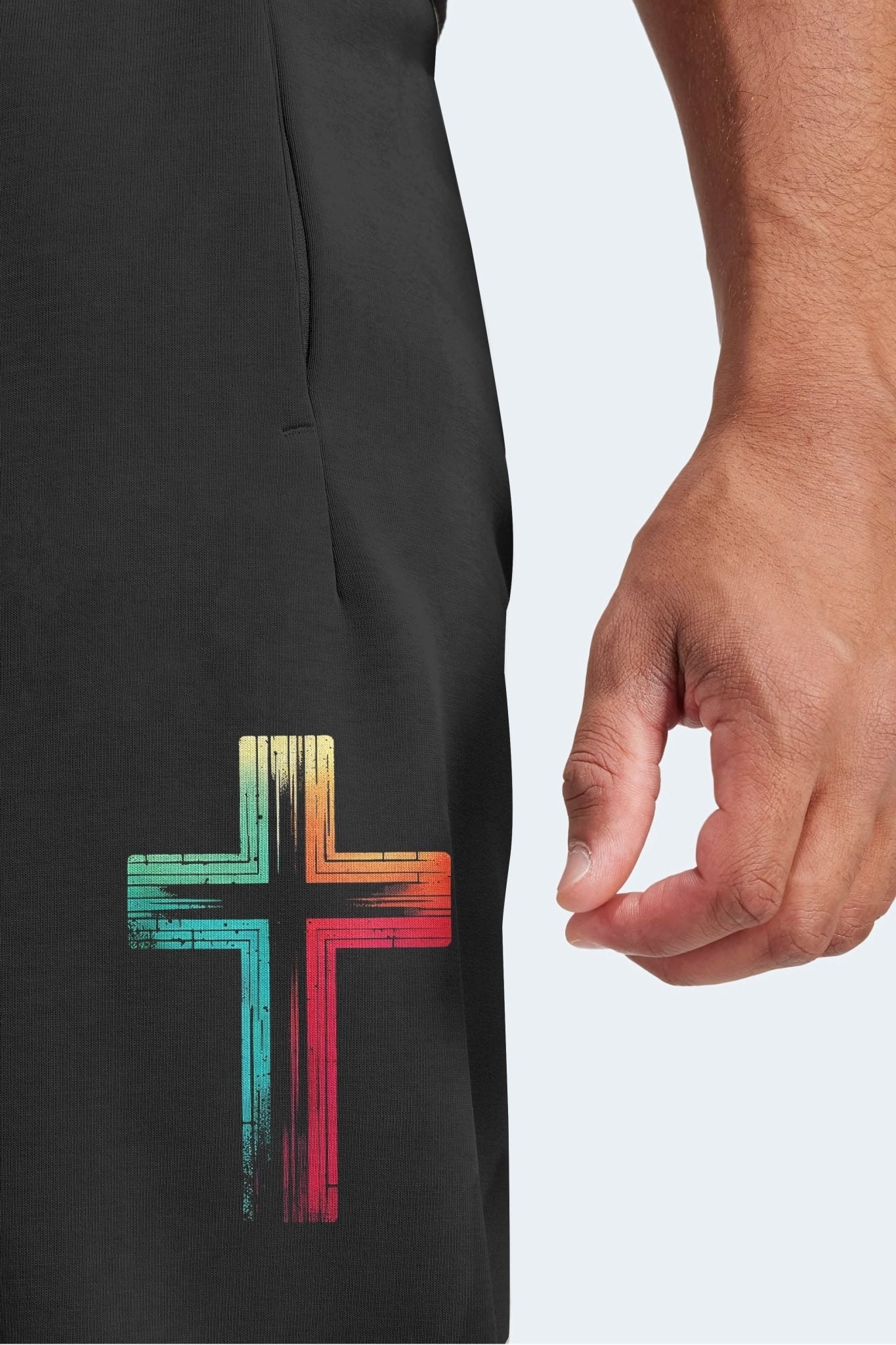 Rooted In Christ Jesus Is Light All Over Print Jogger Pants