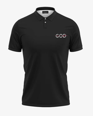 Stand For The Flag Kneel For The Cross Polo Shirt