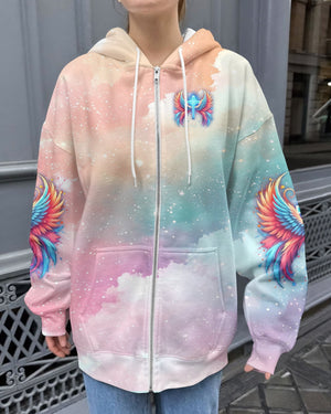 I Can Do All Things Through Christ Who Strengthens Me All Over Print Zip Hoodie