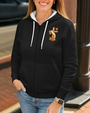 In The Harvest Glow Zip Hoodie