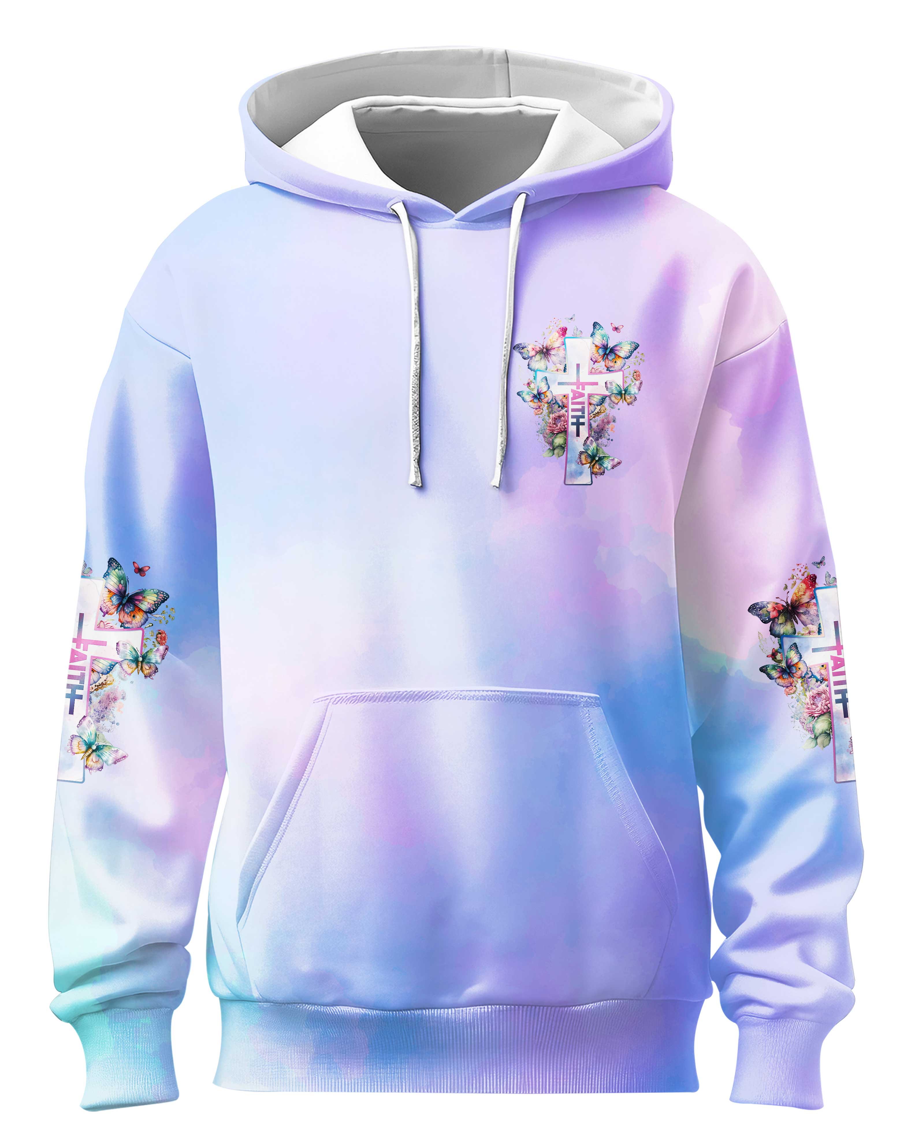 God Says You Are Unique All Over Print Hoodie