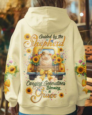 Guided By The Shepherd Carrying Generations Blooming In Grace Shirts