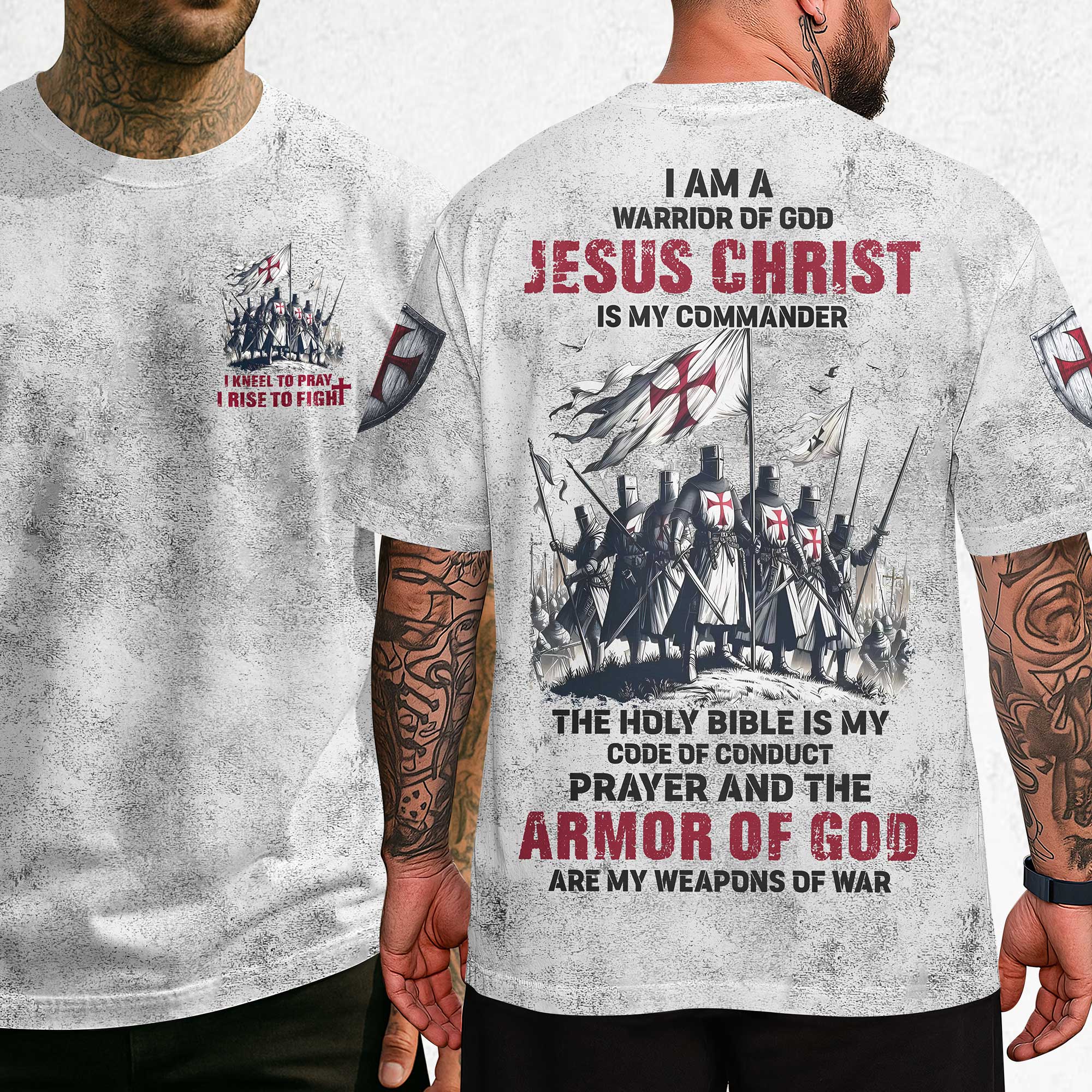 I Am A Warrior Of God Jesus Christ Is My Commander Shirt