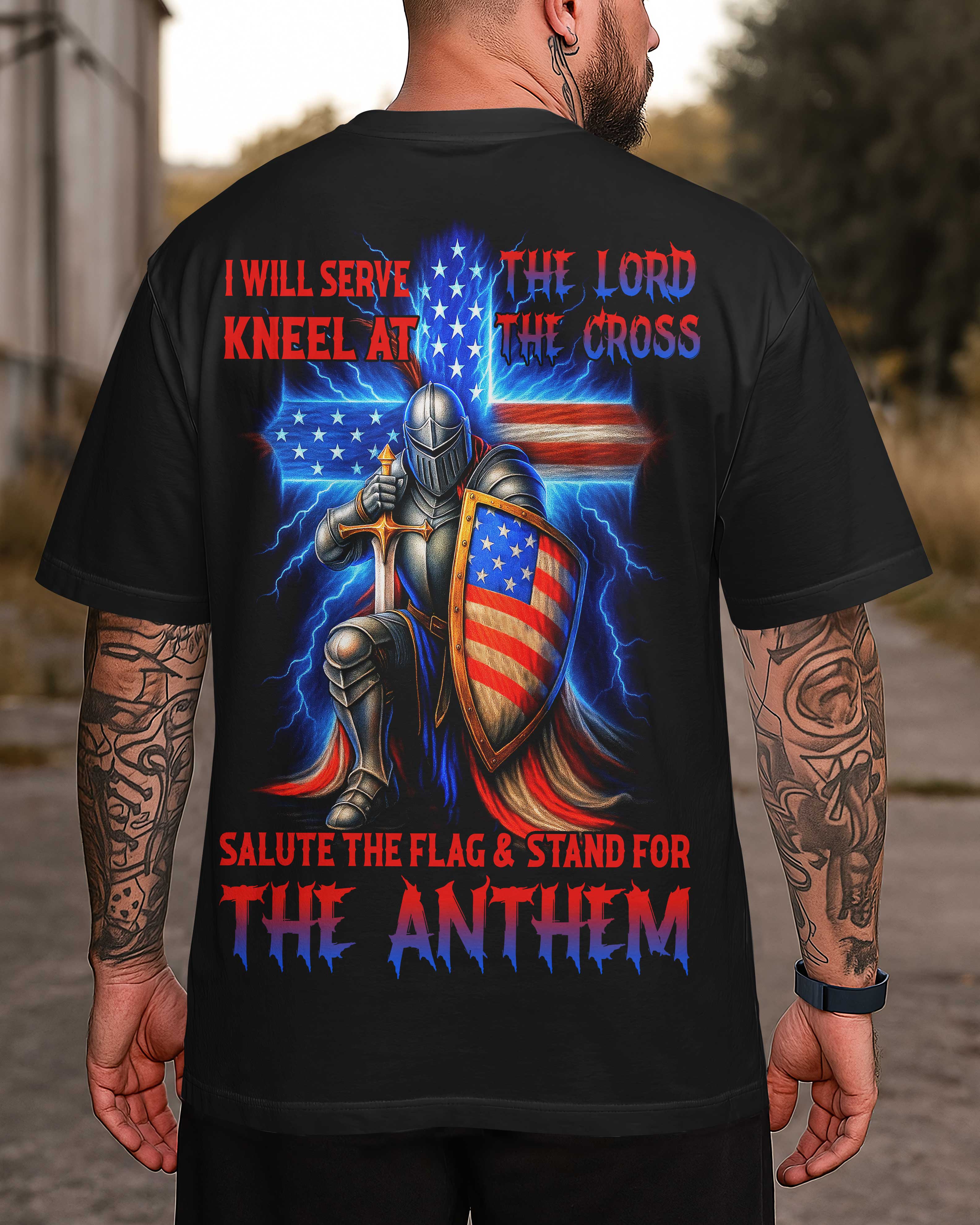 I Will Serve The Lord All Over Print T-Shirt