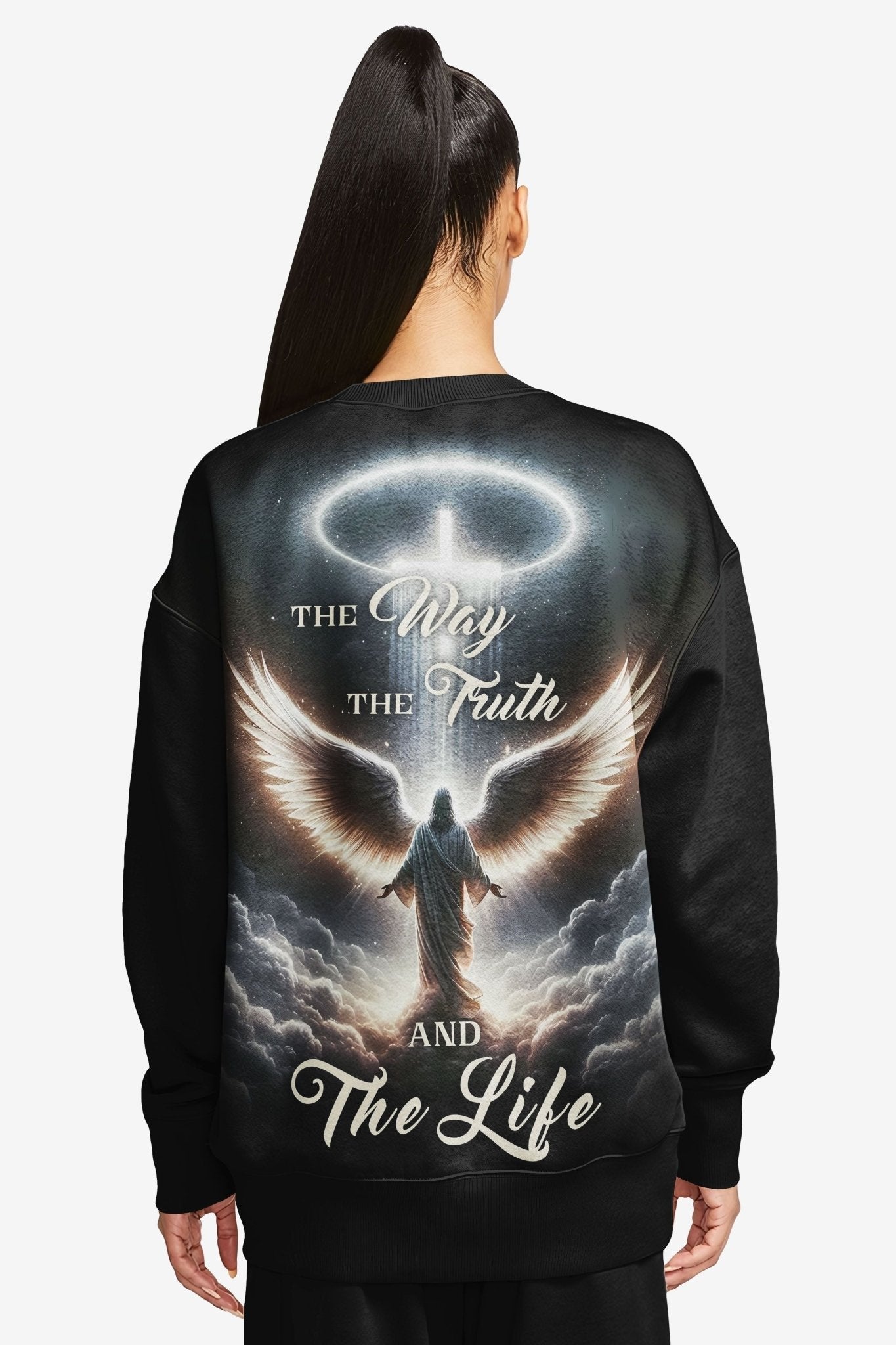 The Way The Truth And The Life All Over Print Sweater