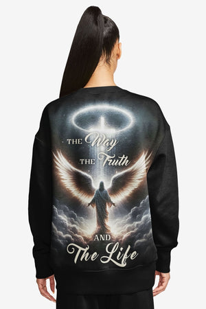 The Way The Truth And The Life All Over Print Sweater