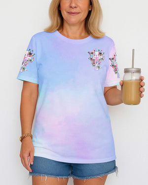 God Says You Are Unique All Over Print T-Shirt