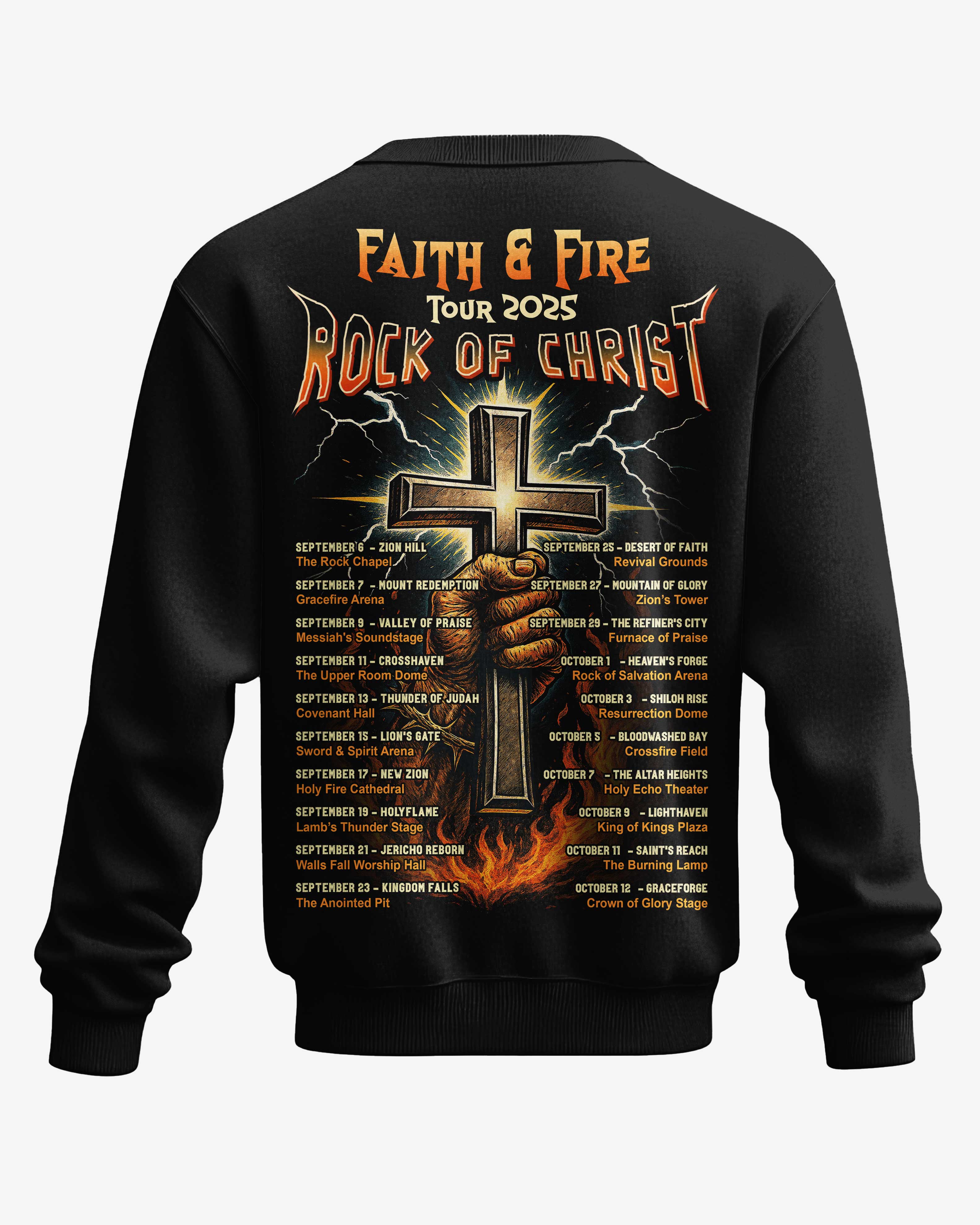 Faith And Fire Tour 2025 Shirt