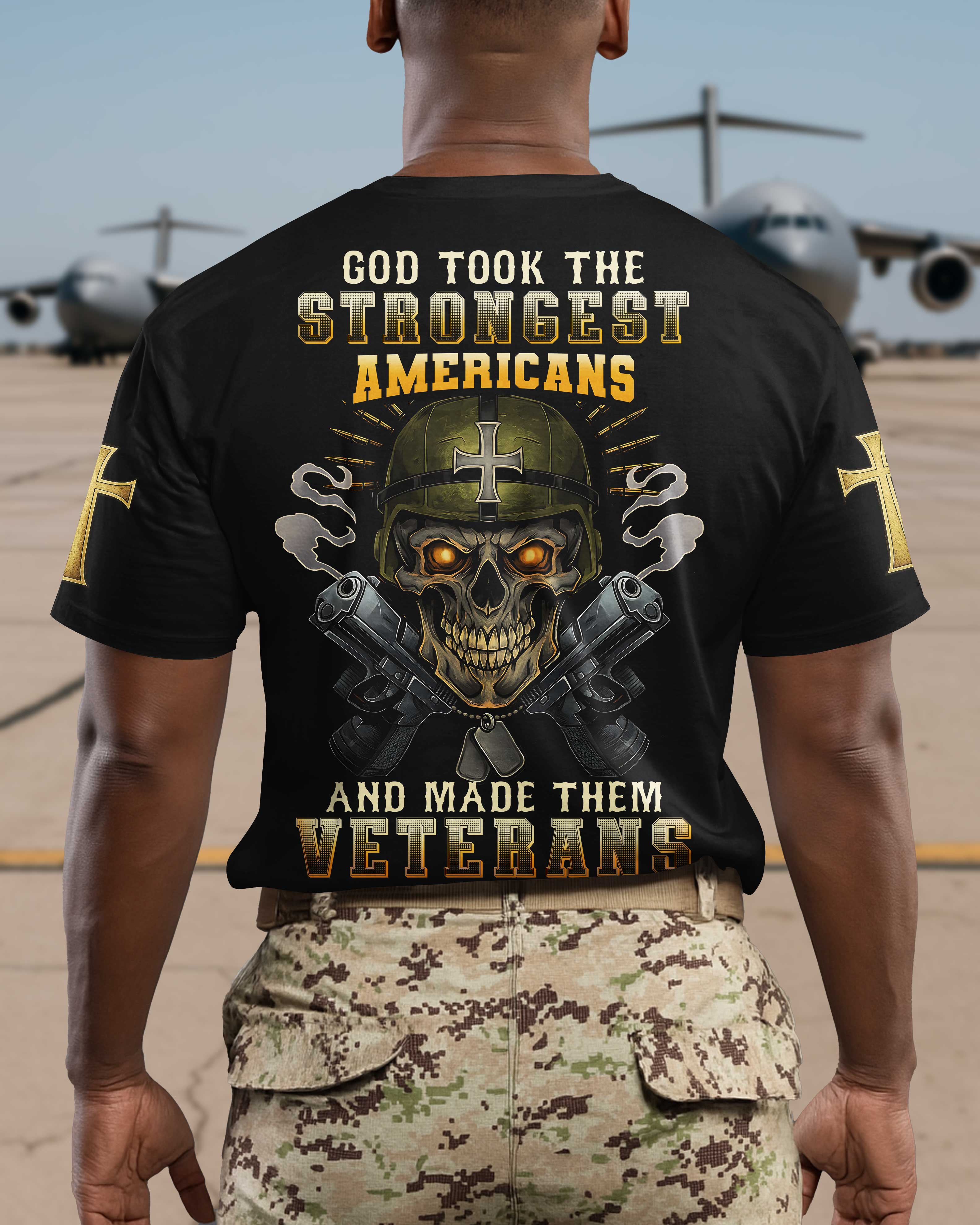 God Took The Strongest Americans And Made Them Veterans Shirt