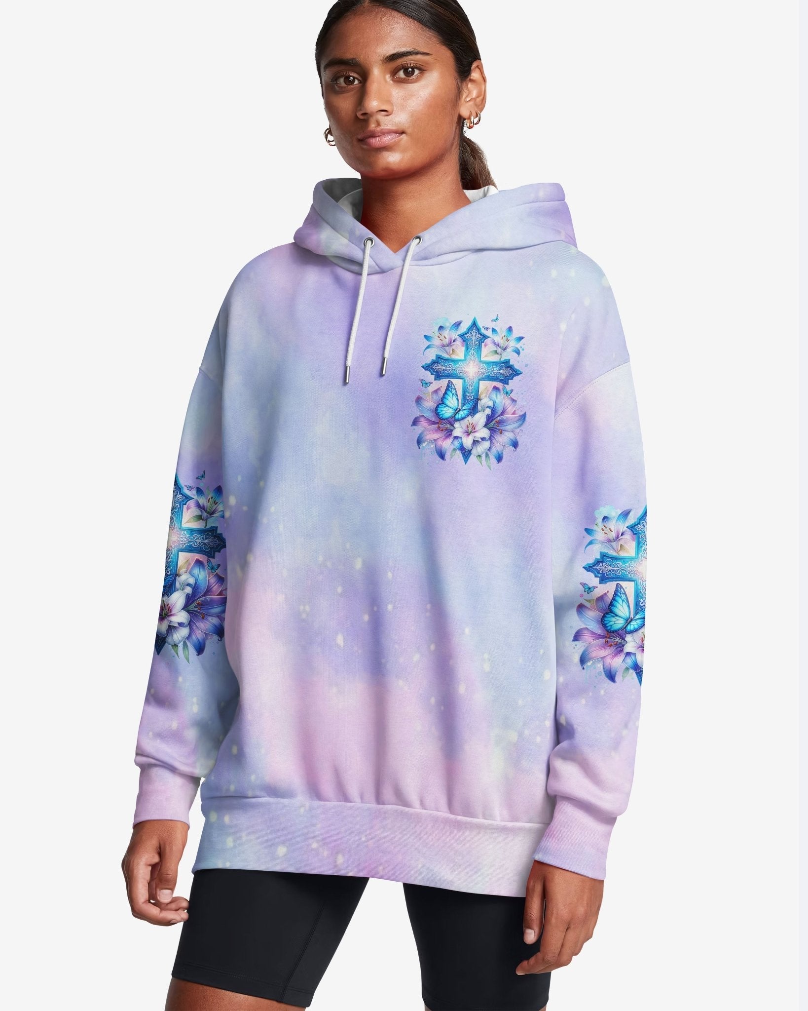 God And The Power Of Prayer All Over Print Hoodie