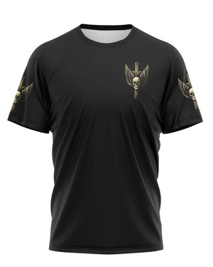 I Walk Through Hell With A Cross T-Shirt