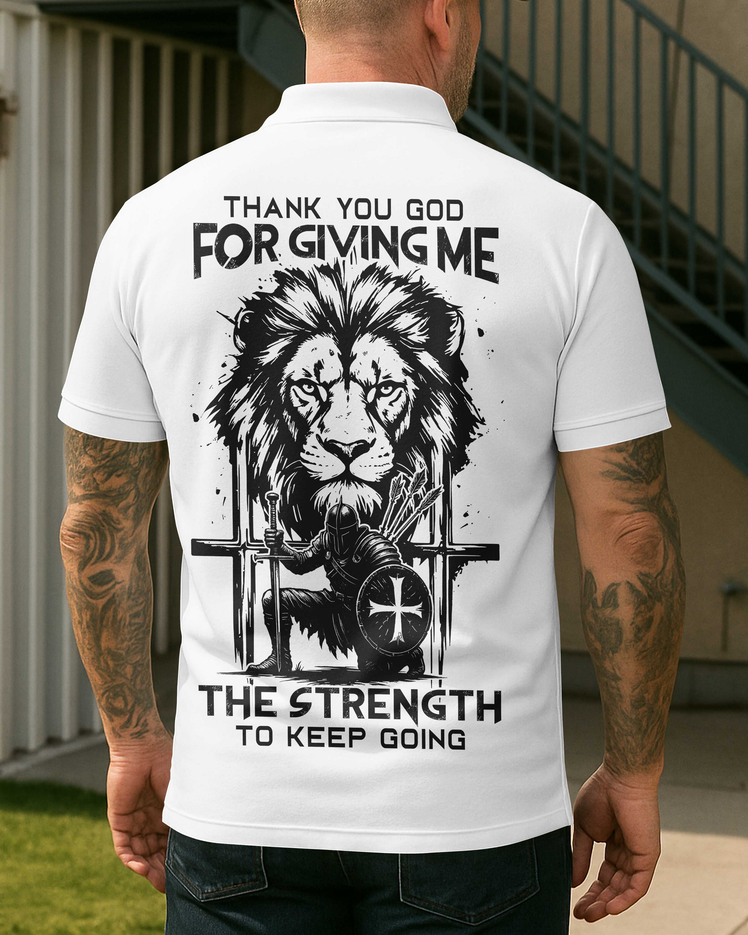Thank You God For Giving Me The Strength To Keep Going Shirt