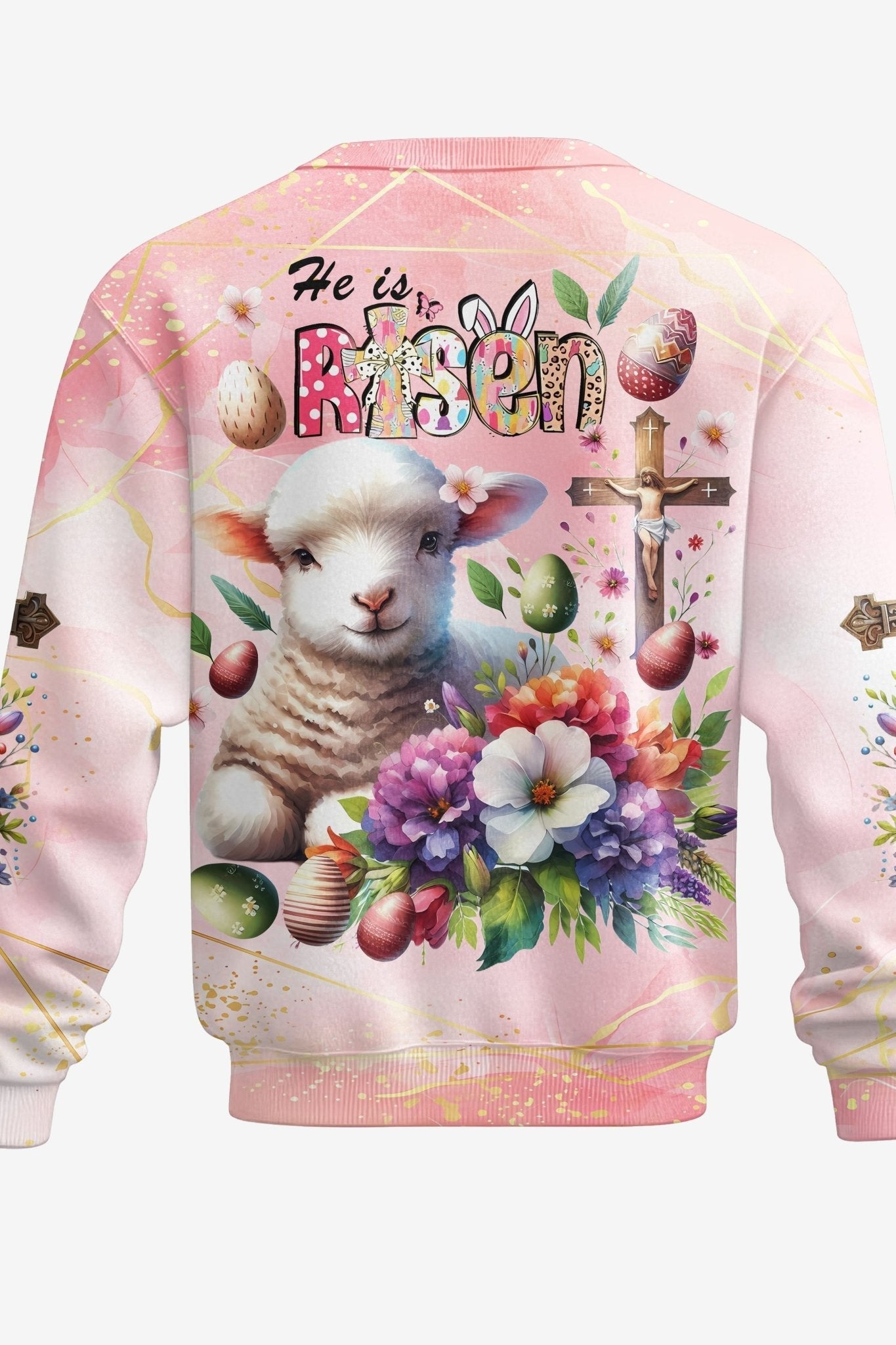 He Is Risen All Over Print Sweater