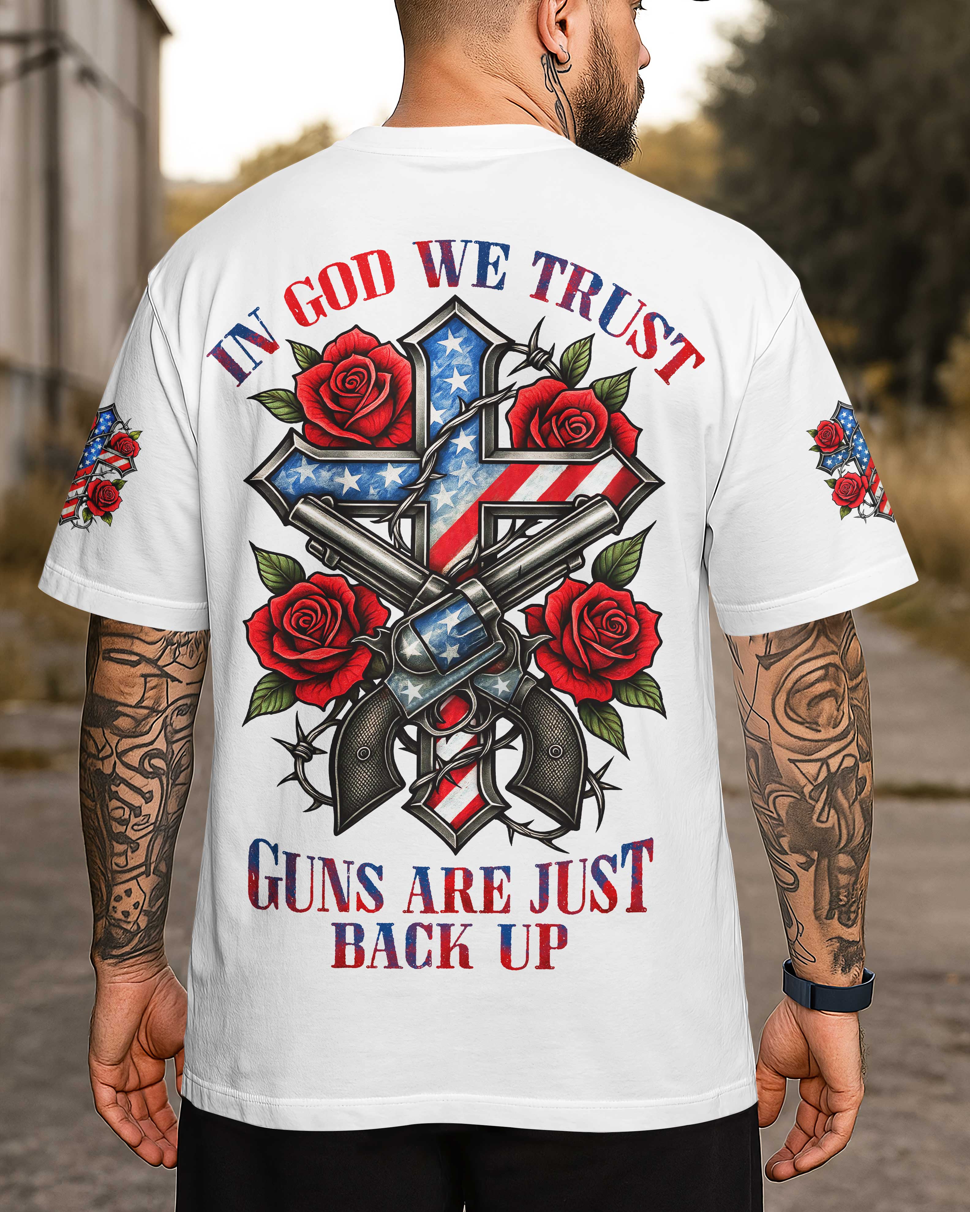 In God We Trust All Over Print T-Shirt