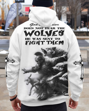 God's Warrior Does Not Fear The Wolves He Was Sent To Fight Them Shirt