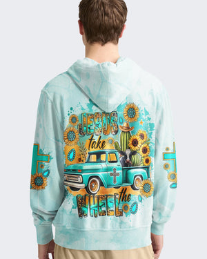 Jesus Take The Wheel All Over Print Hoodie