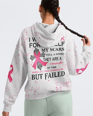 I Wear Pink For My Self All Over Print Hoodie