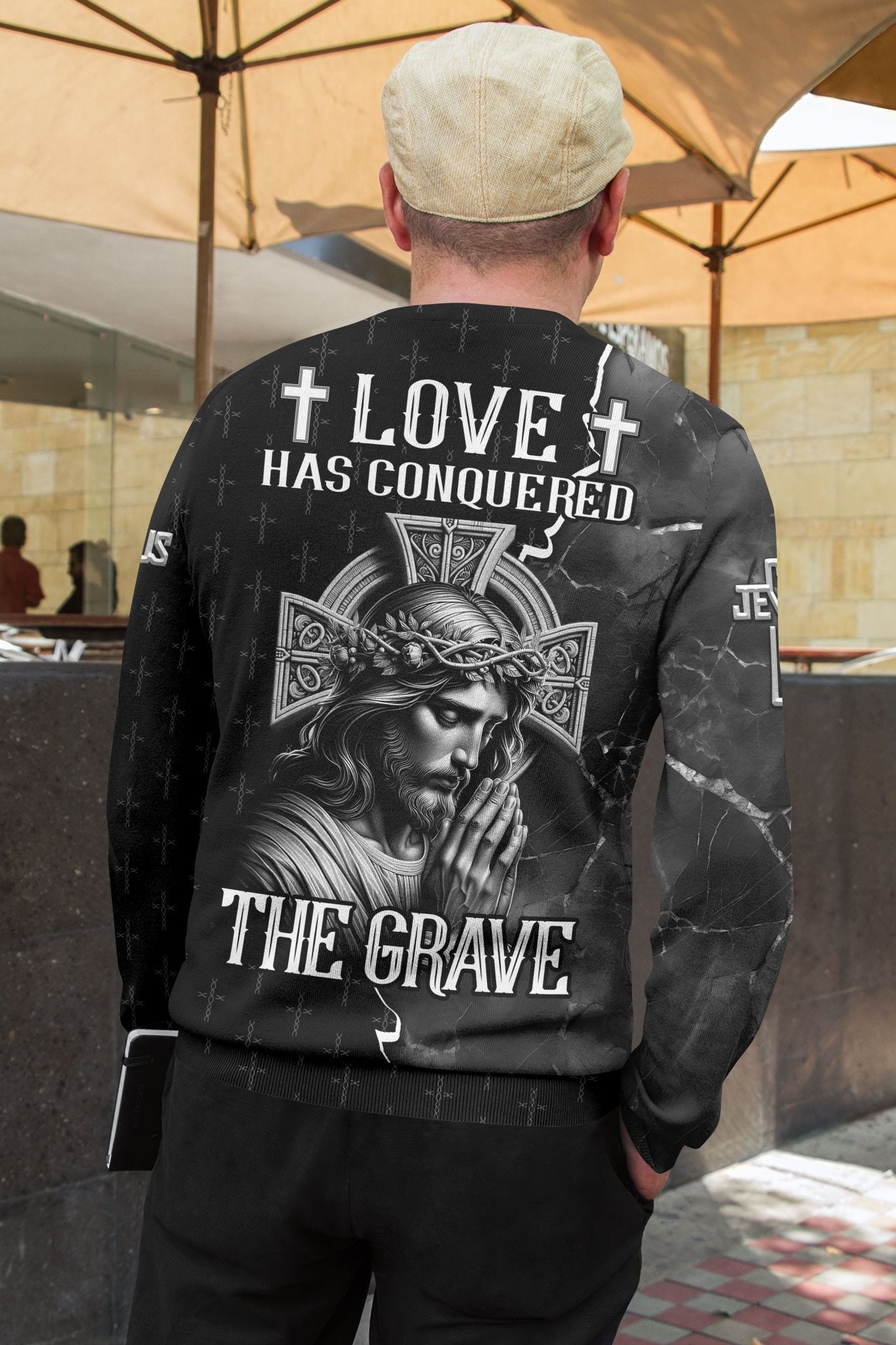 Love Has Conquered The Grave All Over Print Sweater