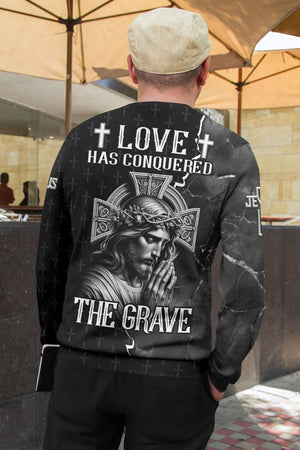 Love Has Conquered The Grave All Over Print Sweater