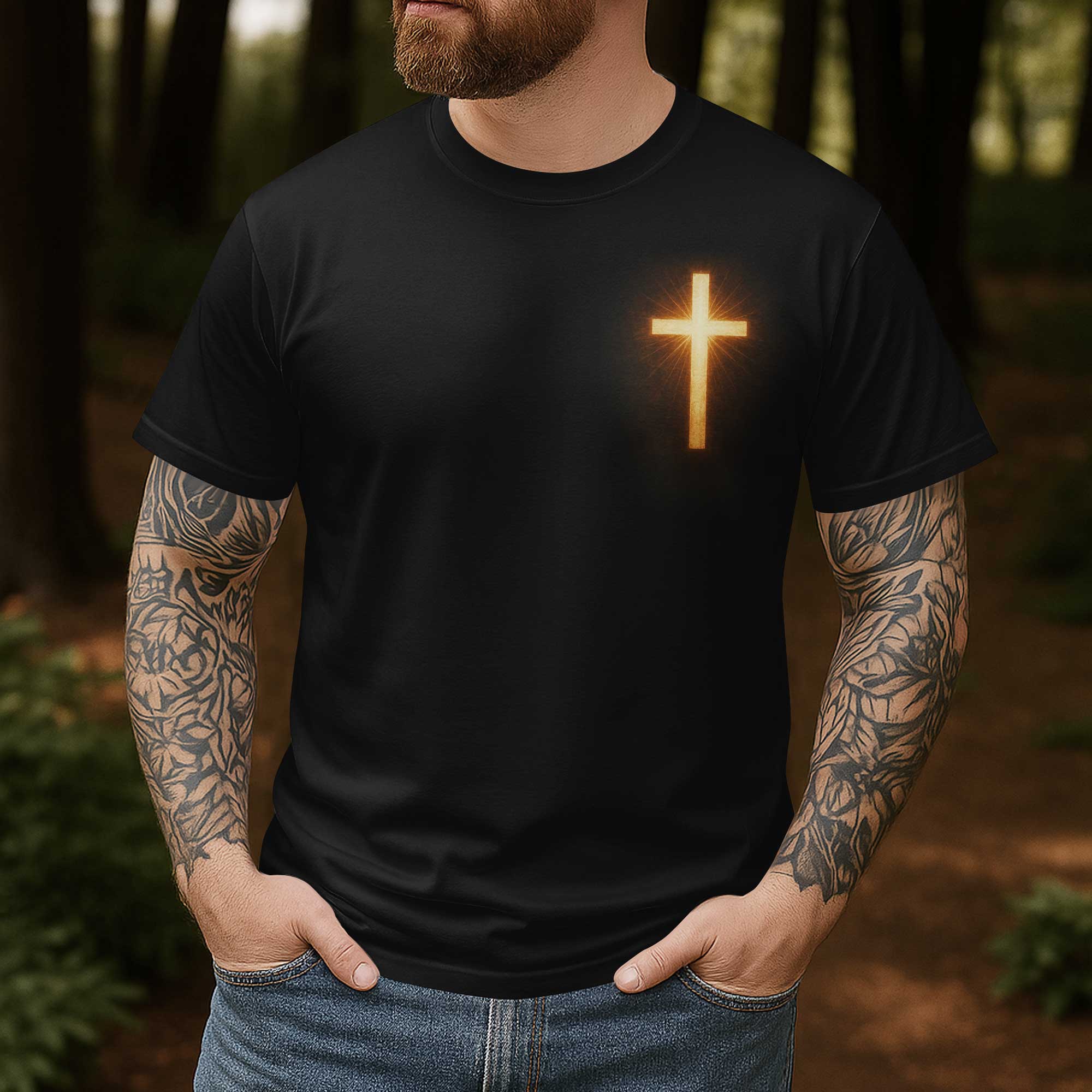 Faith Over Fear All Over Print T-Shirt