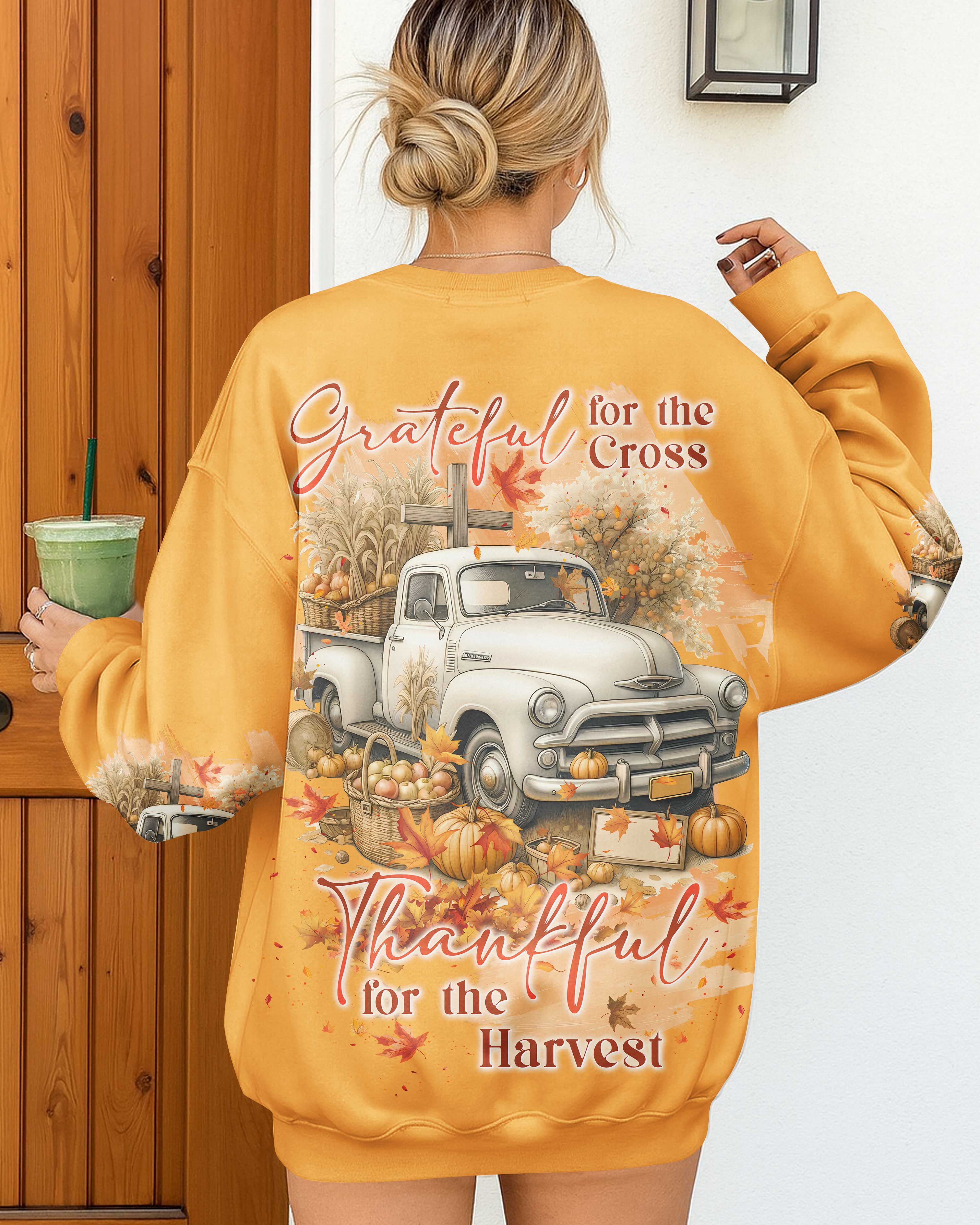 Grateful For The Cross Thankful For The Harvest Shirt