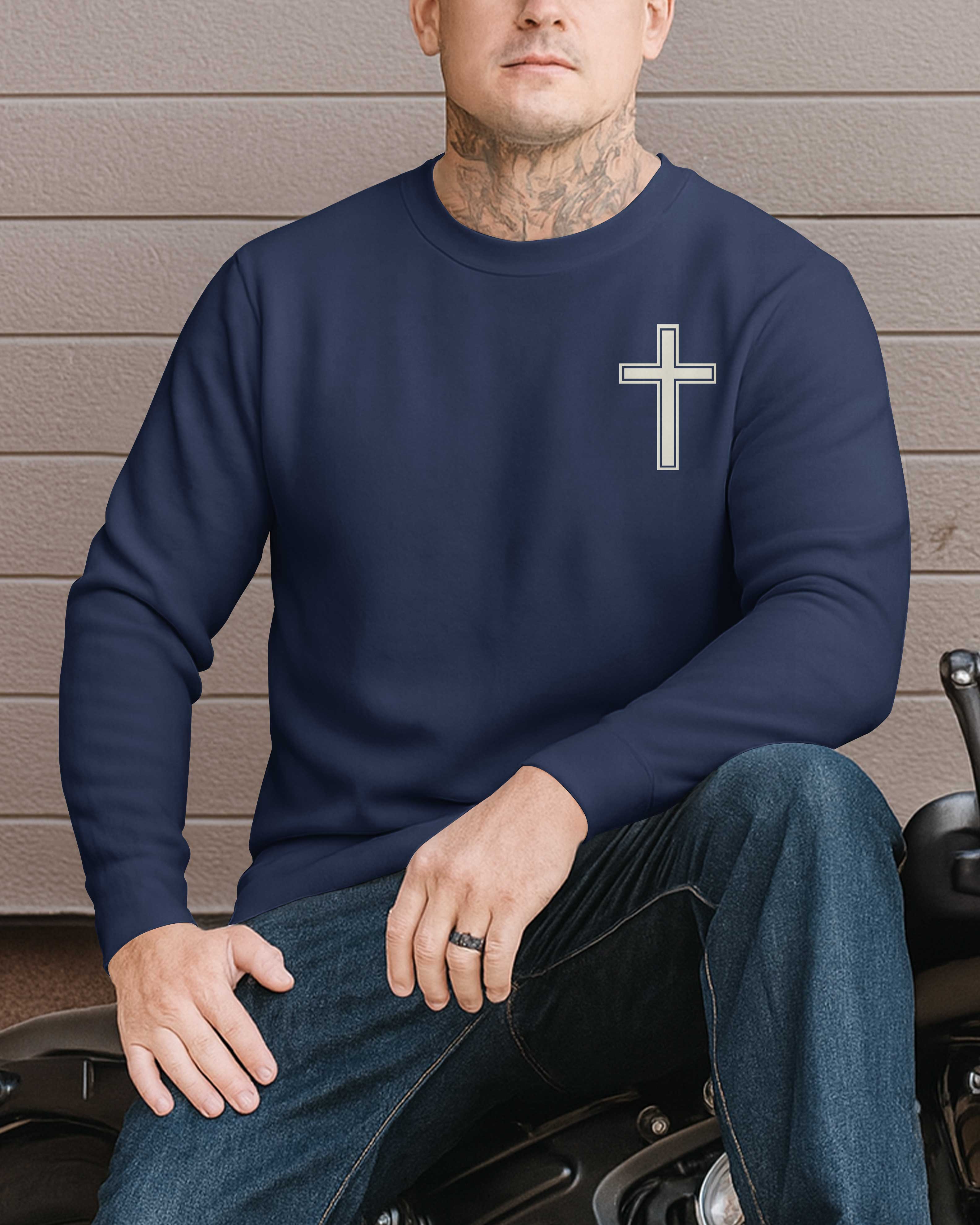 My Faith Is Louder Than My Exhaust All Over Print Sweater