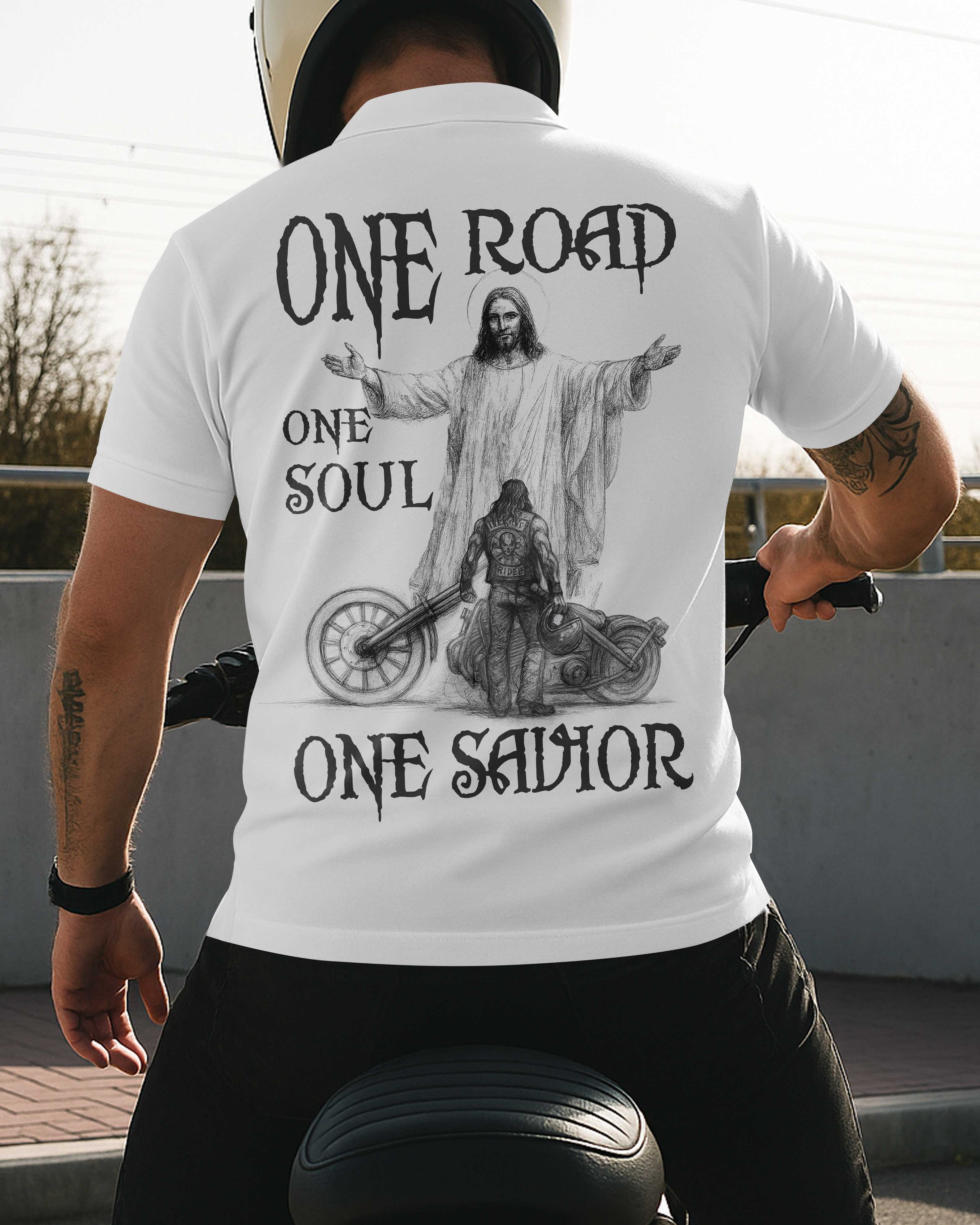 One Road All Over Print Polo