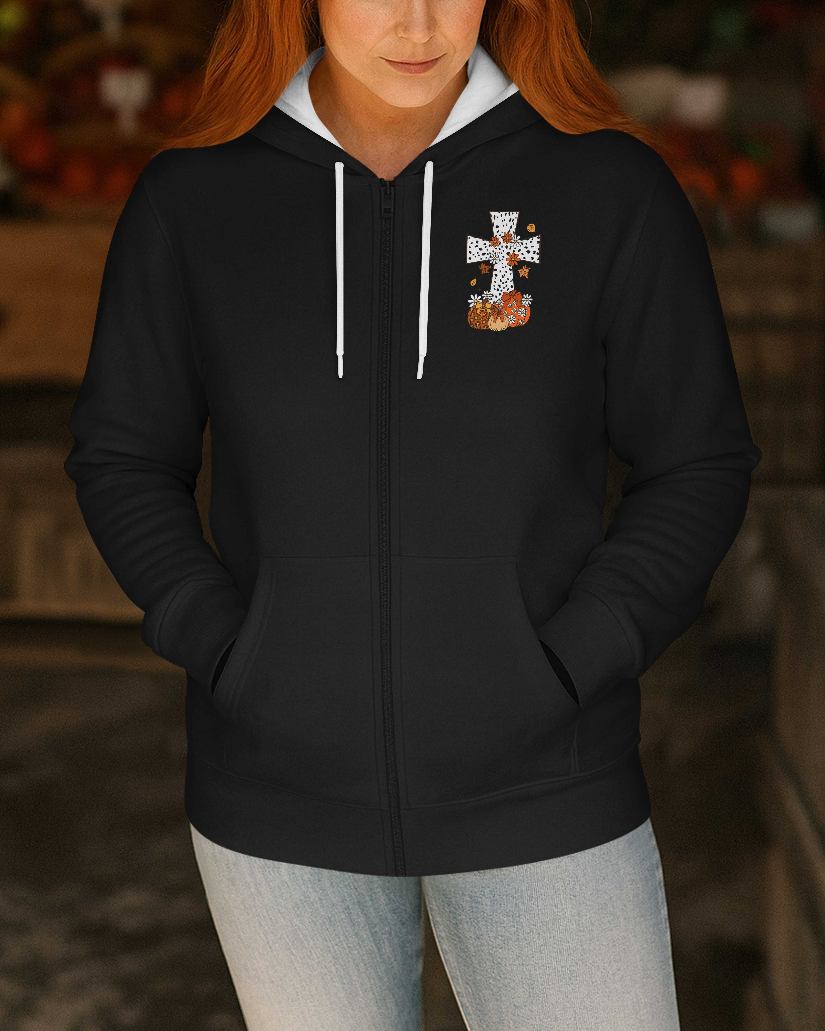 Leaves May Fall Zip Hoodie