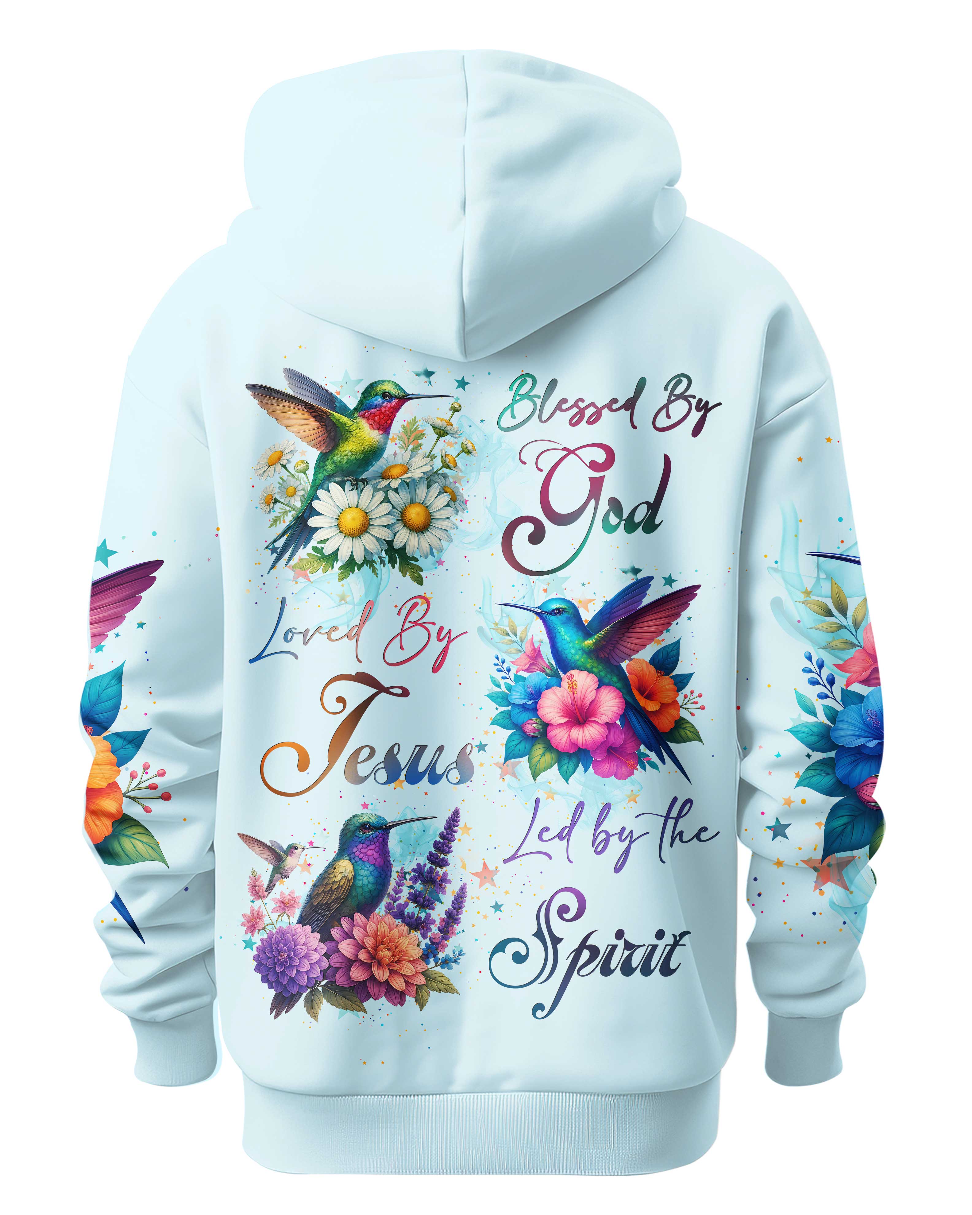 Blessed By God Loved By Jesus Led By The Spirit Shirt