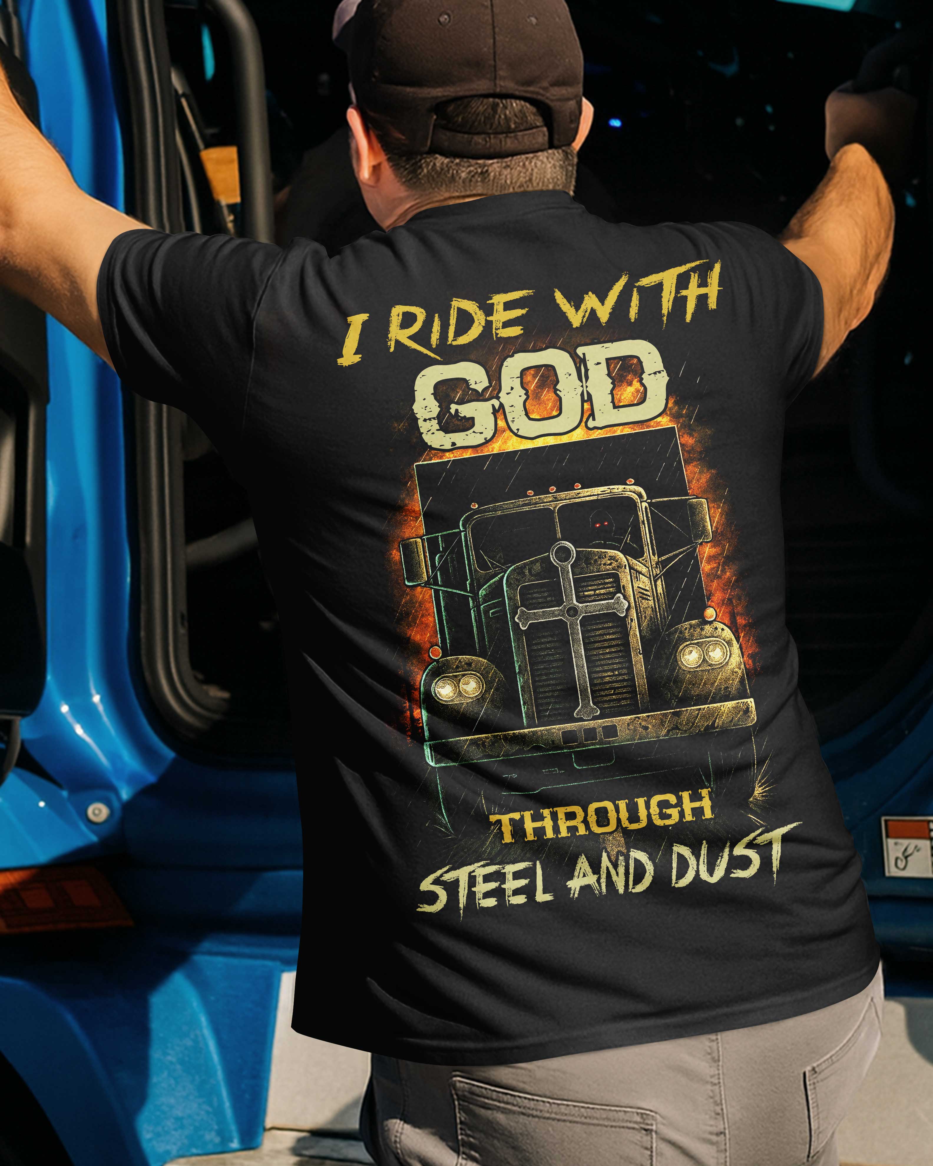 I Ride With God All Over Print T-Shirt