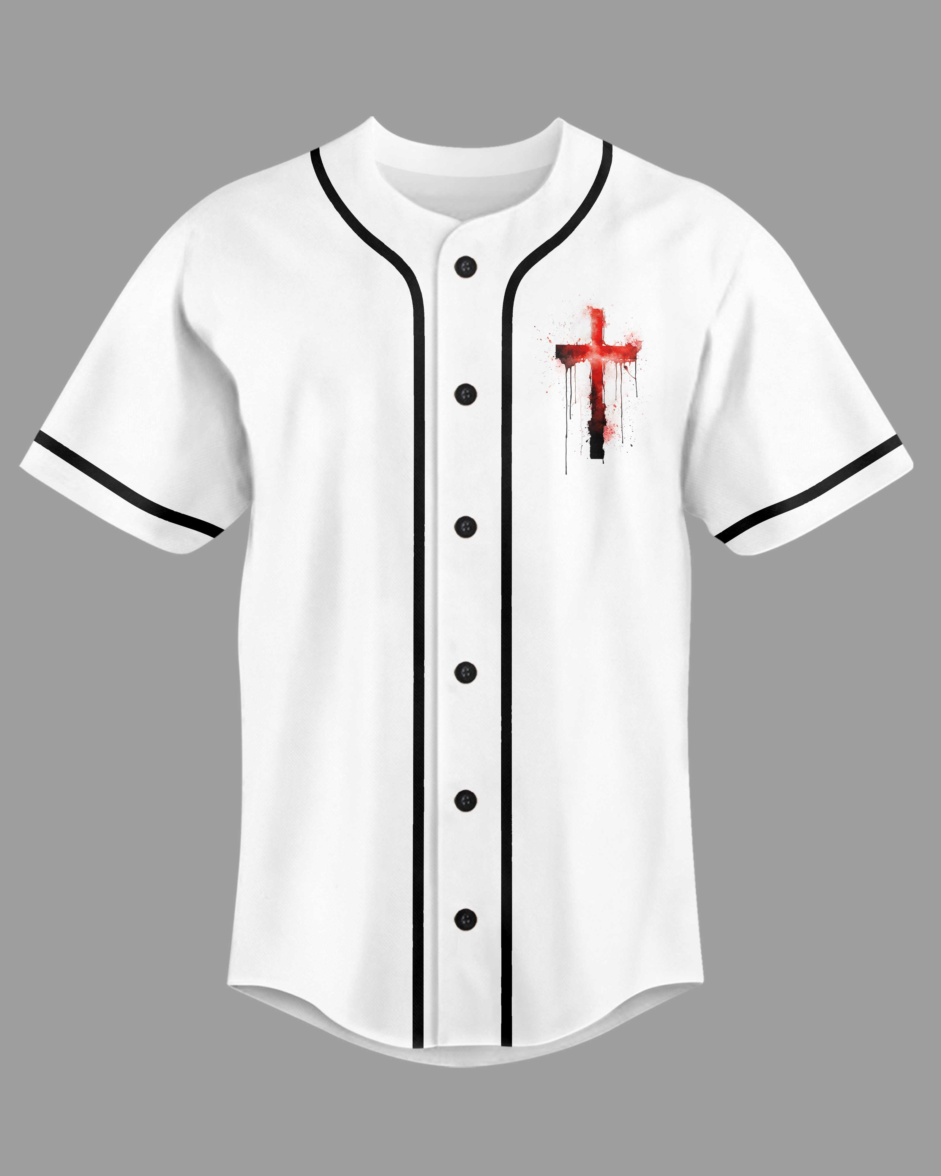 By His Stripes All Over Print Jersey