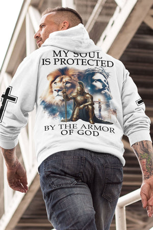 My Soul Is Protected By The Armor Of God All Over Print Hoodie
