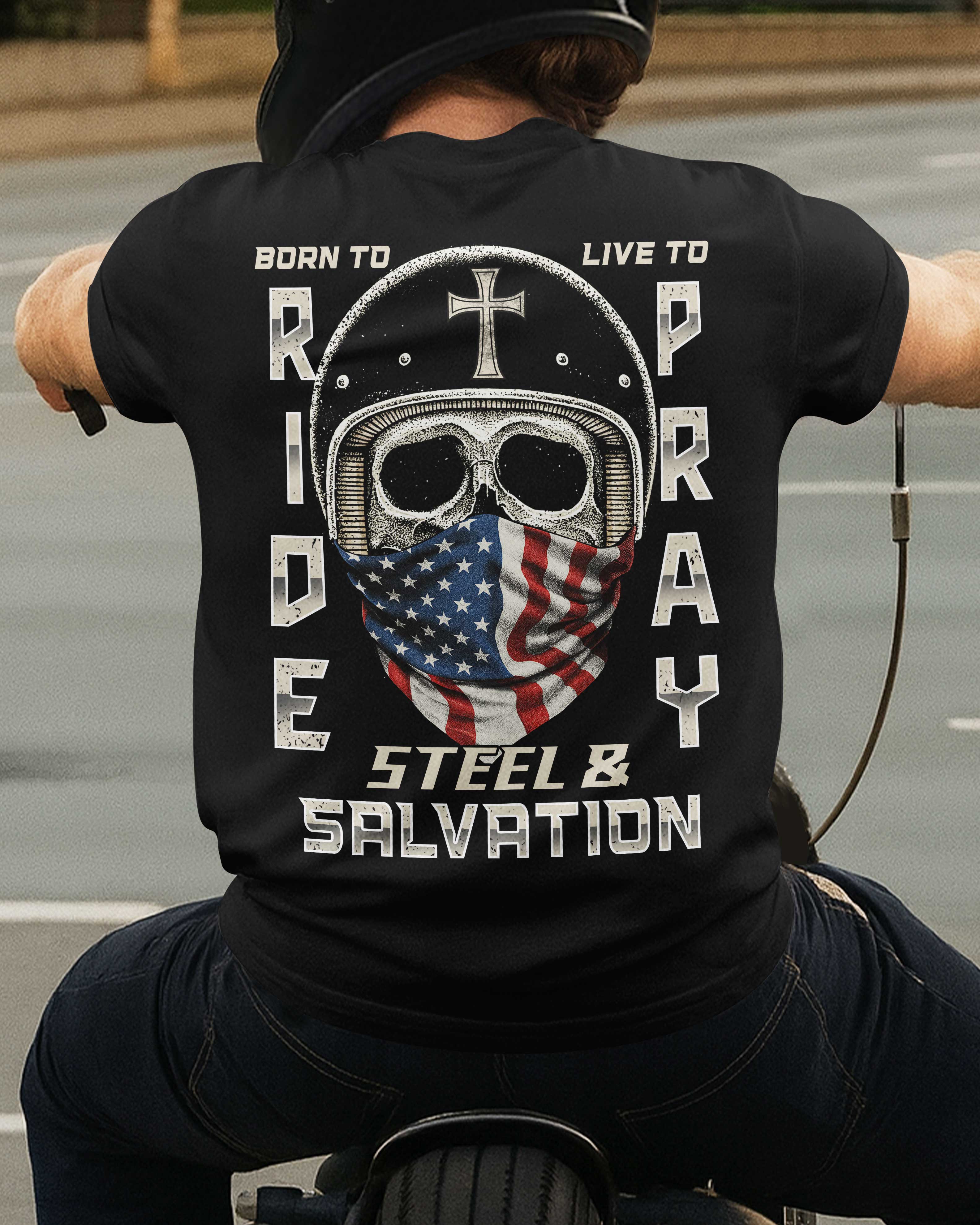 Born To Ride All Over Print T-Shirt