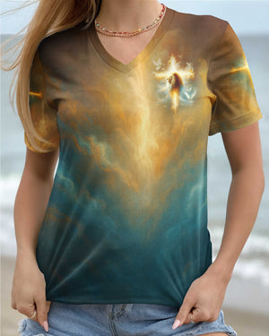 Blessed By God Loved By Jesus Let By The Spirit Shirt