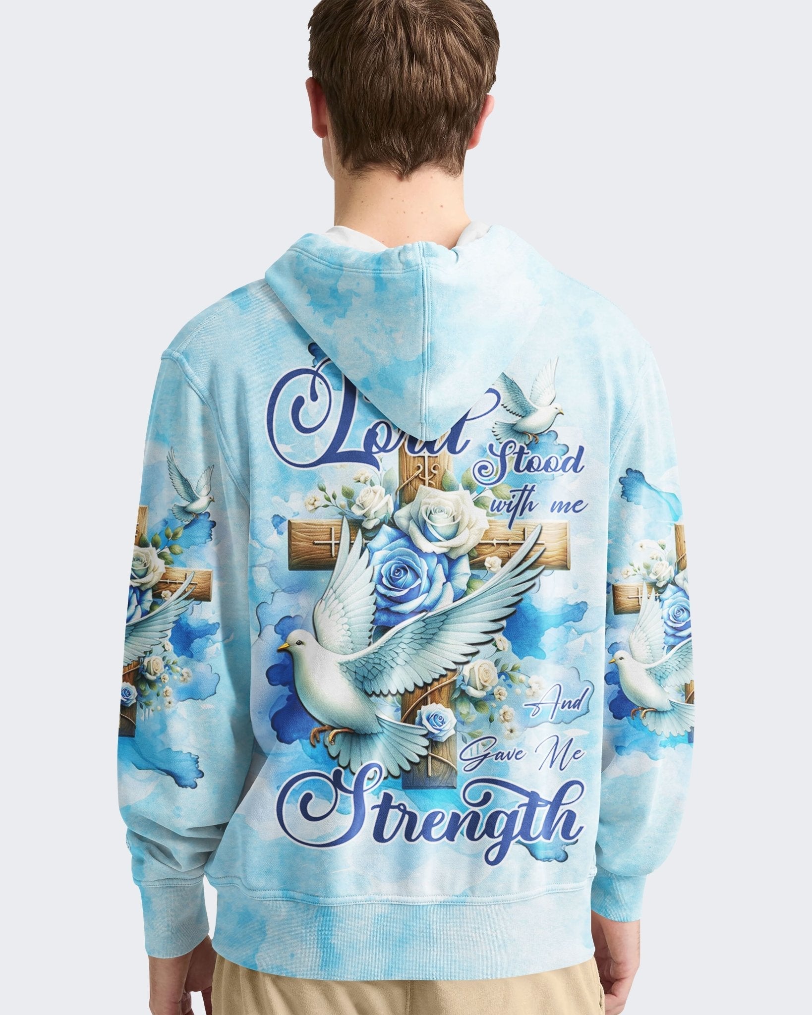 Lord Stood With Me And Gave Me Strength All Over Print Hoodie