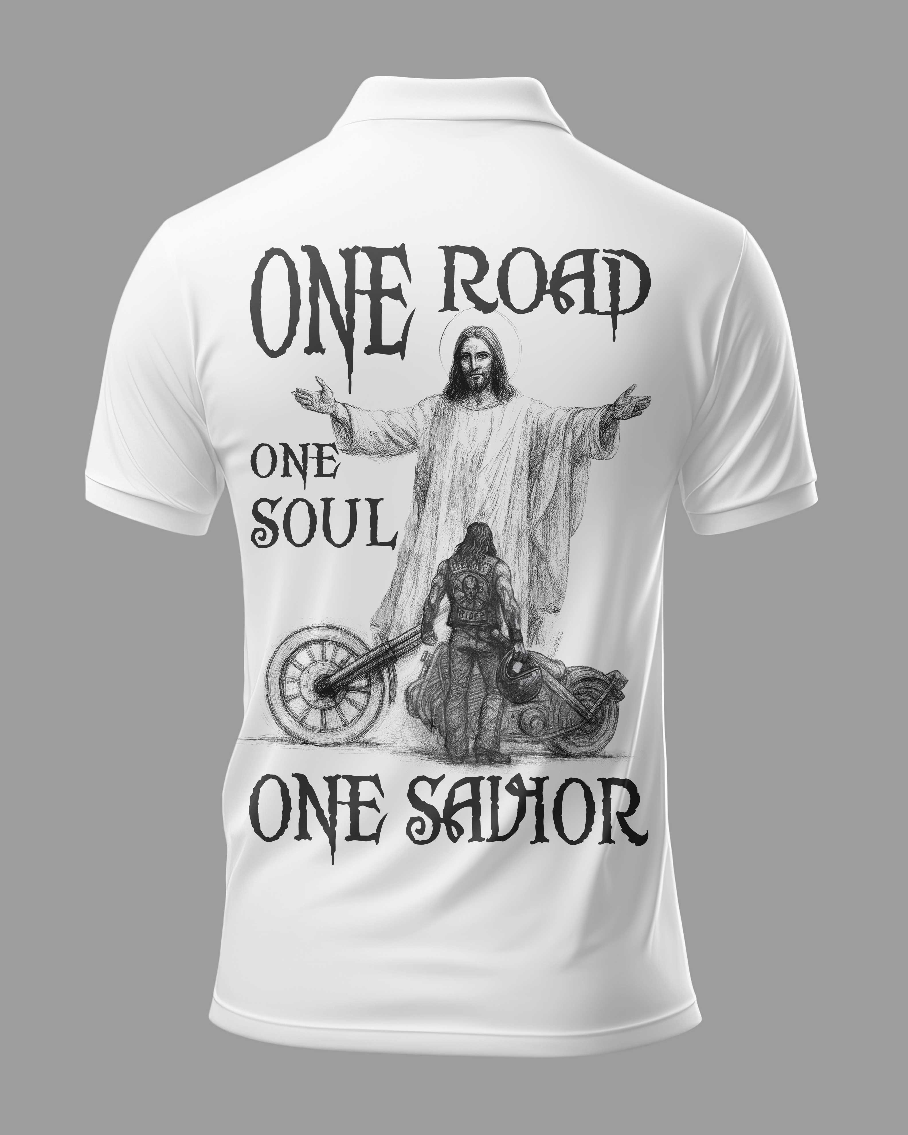 One Road All Over Print Polo