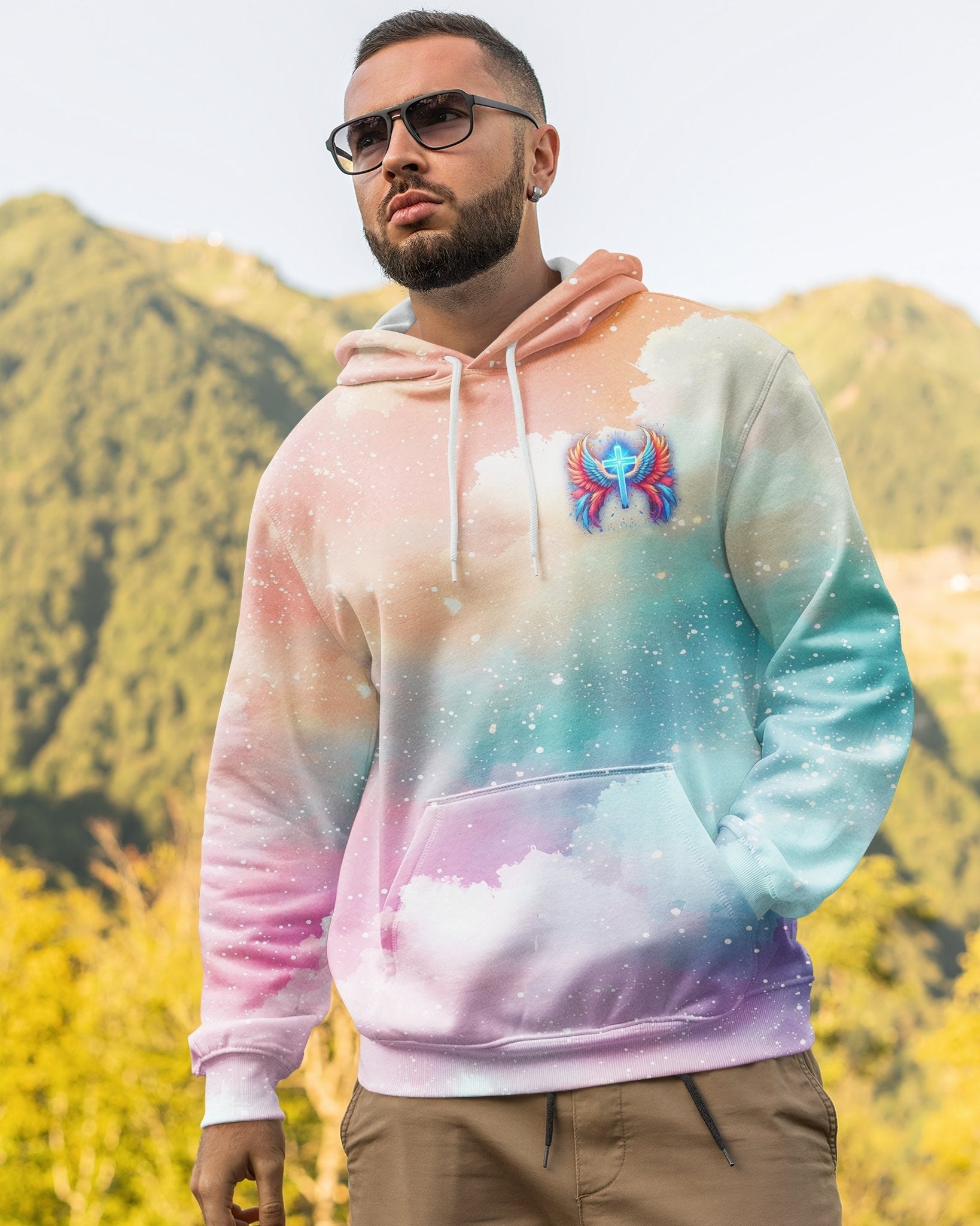 I Can Do All Things Through Christ Who Strengthens Me All Over Print Hoodie