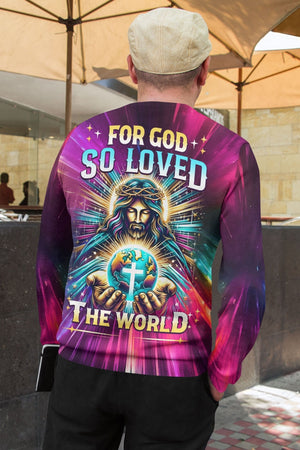 For God So Loved The World All Over Print Sweater