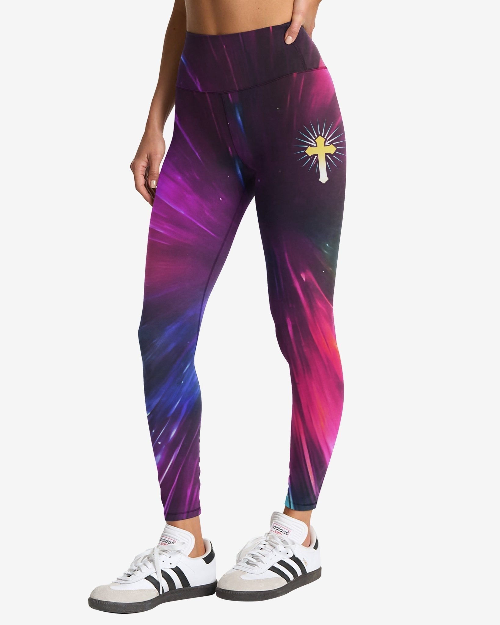 For God So Loved The World All Over Print Leggings
