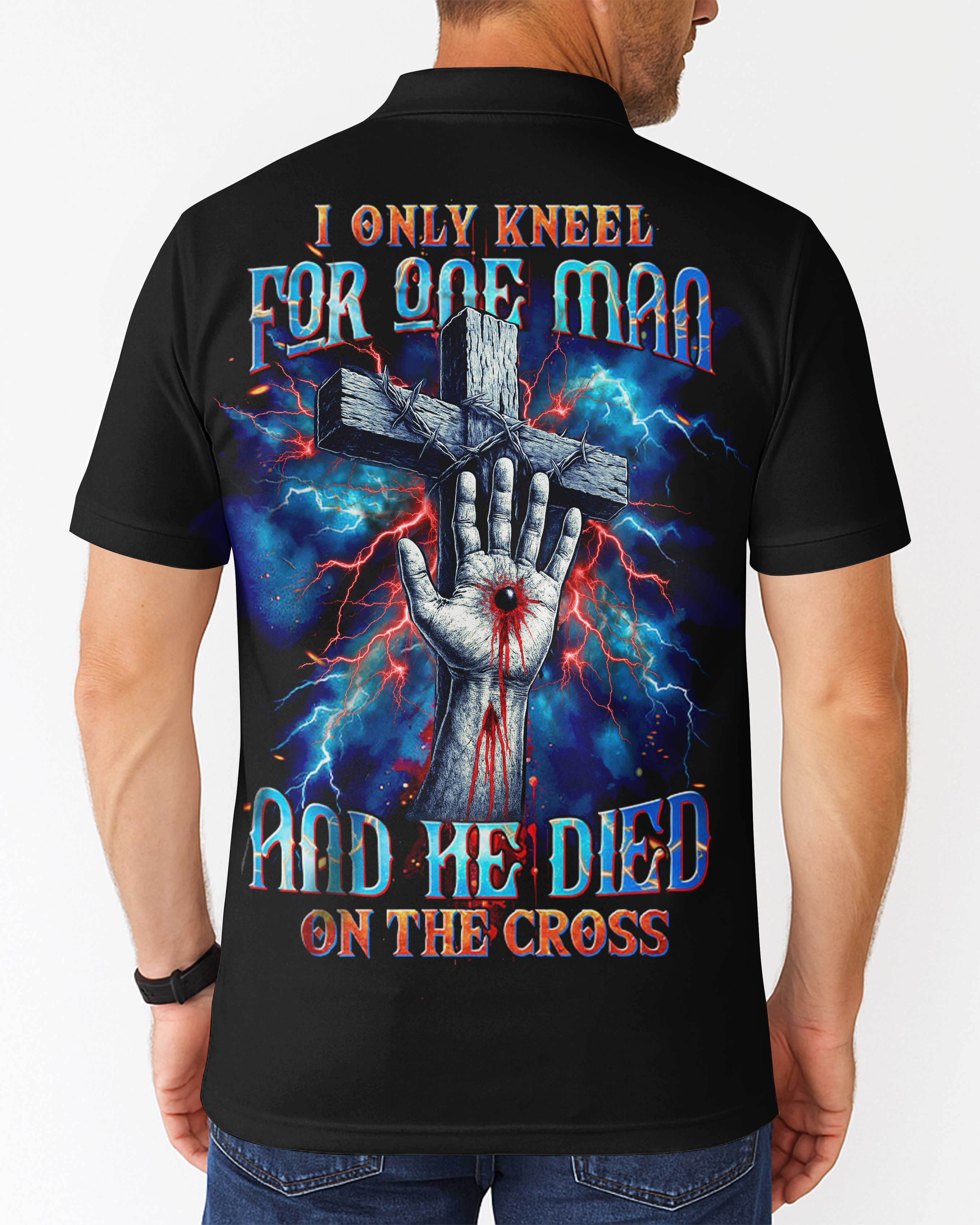 I Only Kneel For One Man All Over Print Polo Shirt