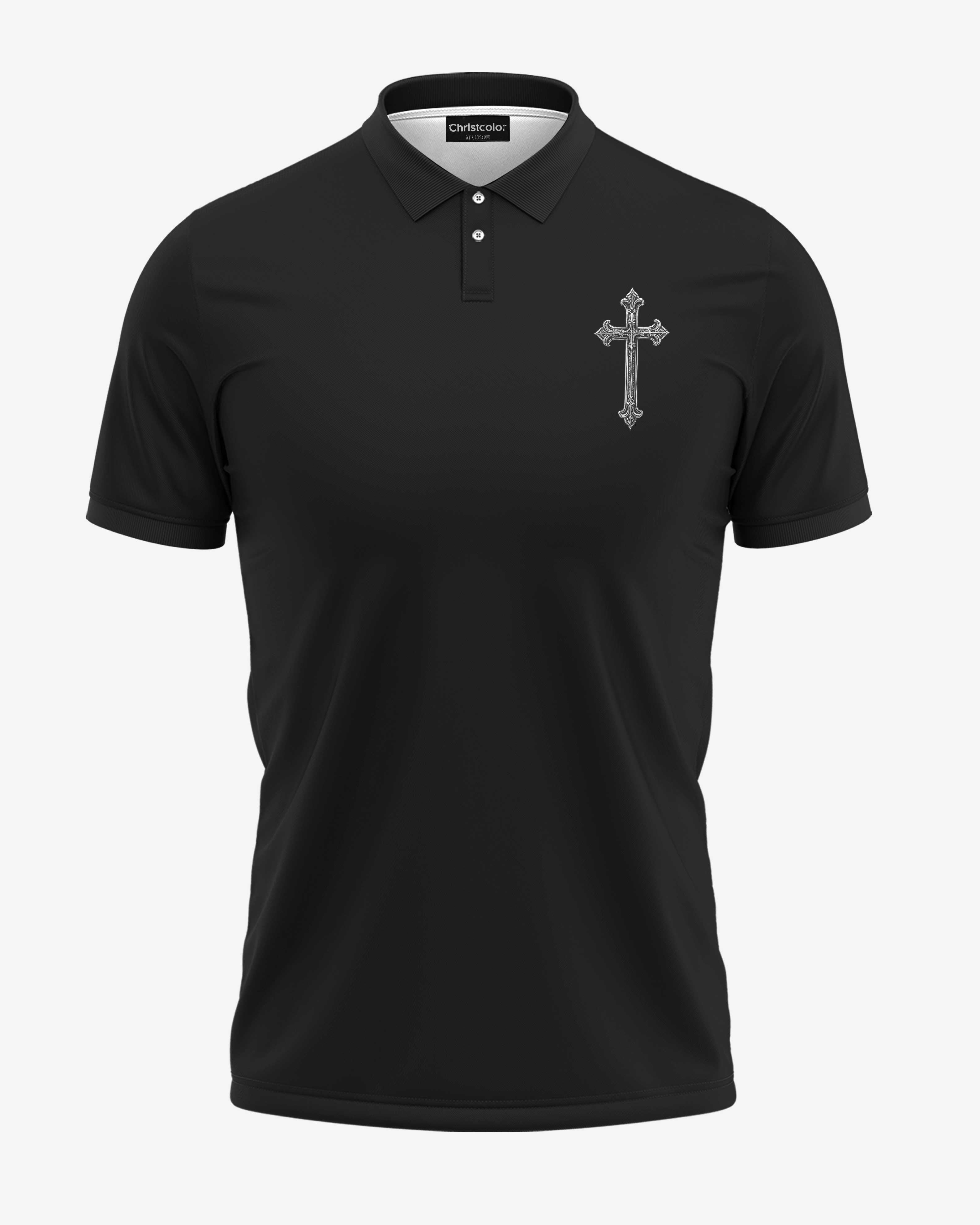 Under His Wings You Will Find Refuge All Over Print Polo