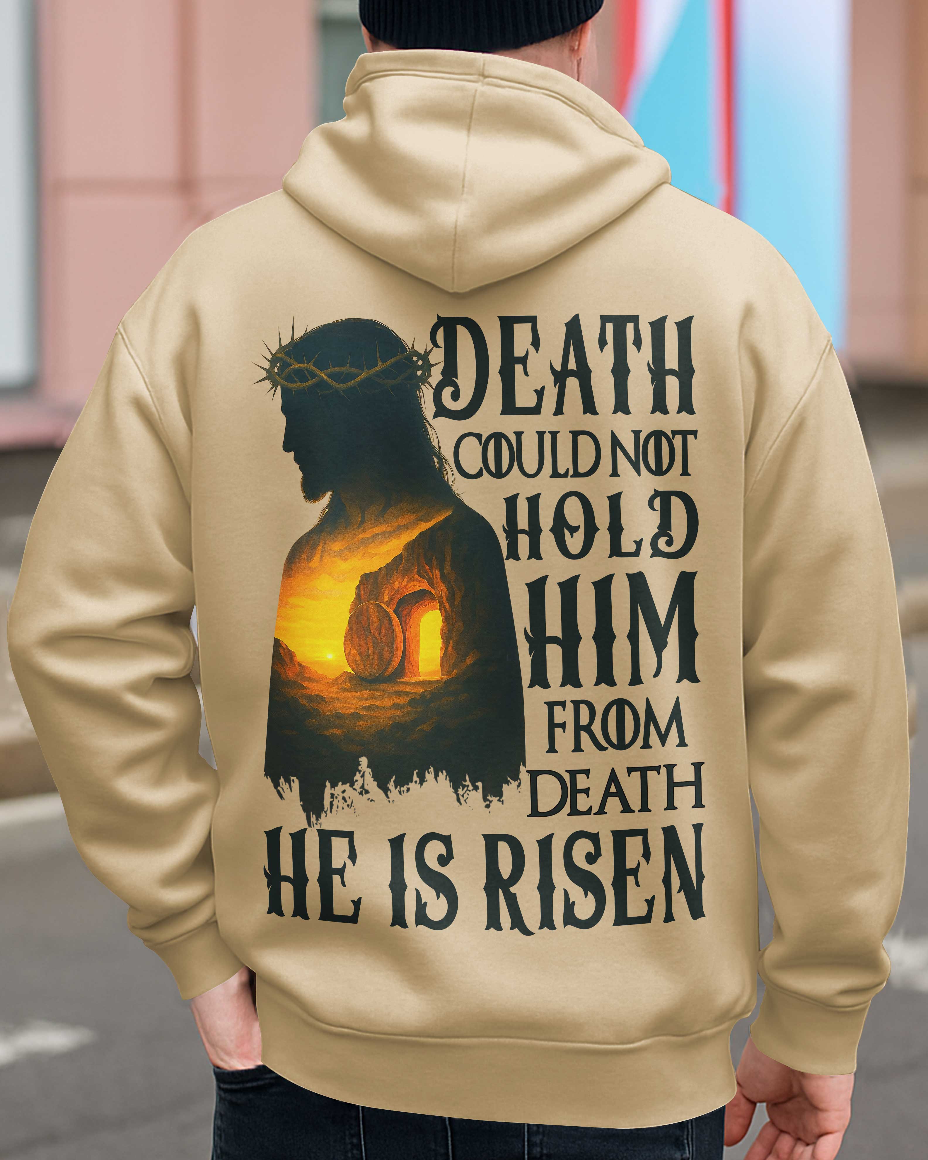 Death Could Not Hold Him From Death He Is Risen Shirt