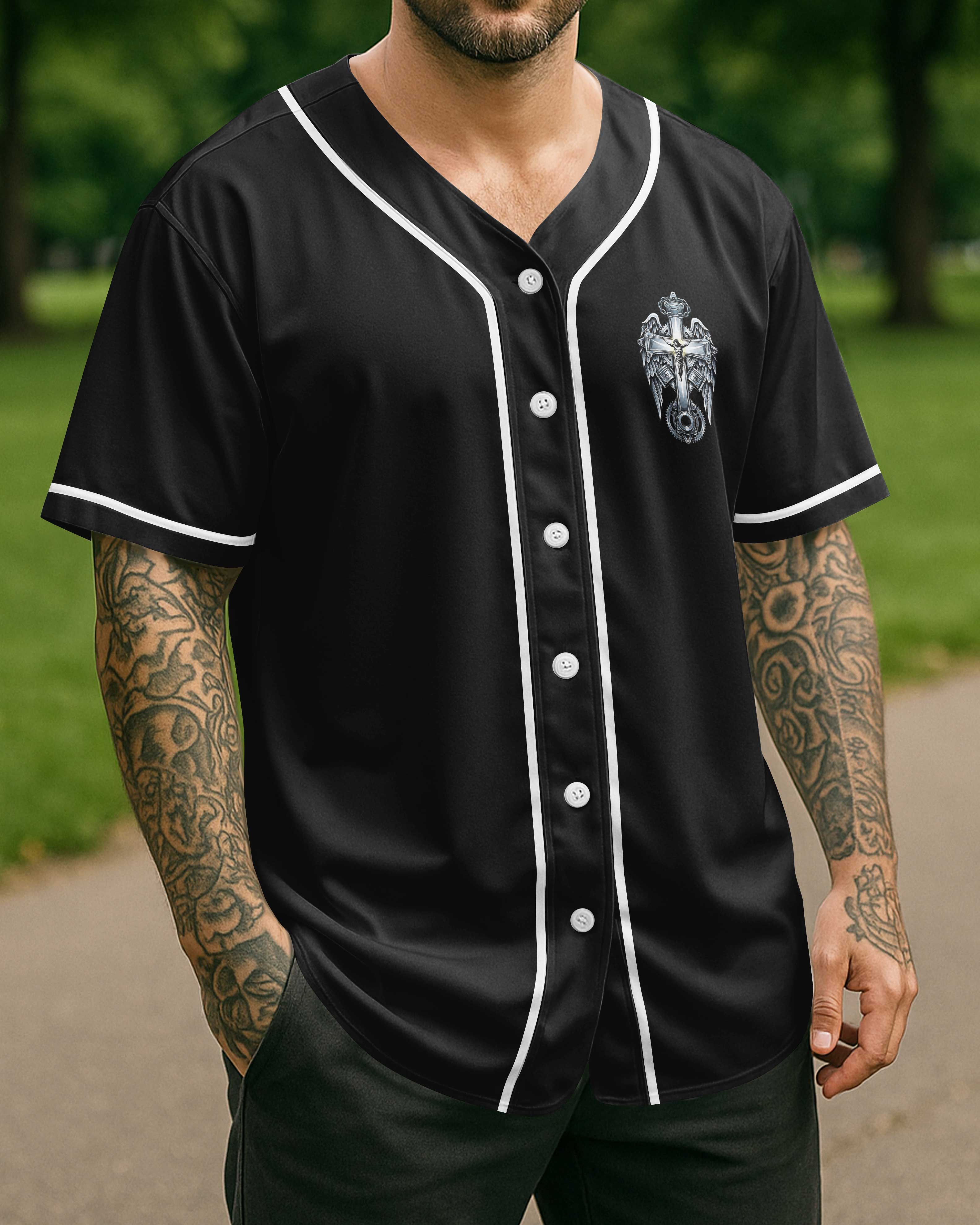 I Am A Simple Man I Like Motorcycles And Believe In Jesus Jersey