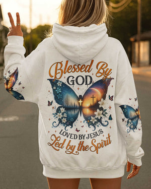 Blessed By God Loved By Jesus Led By The Spirit Shirt