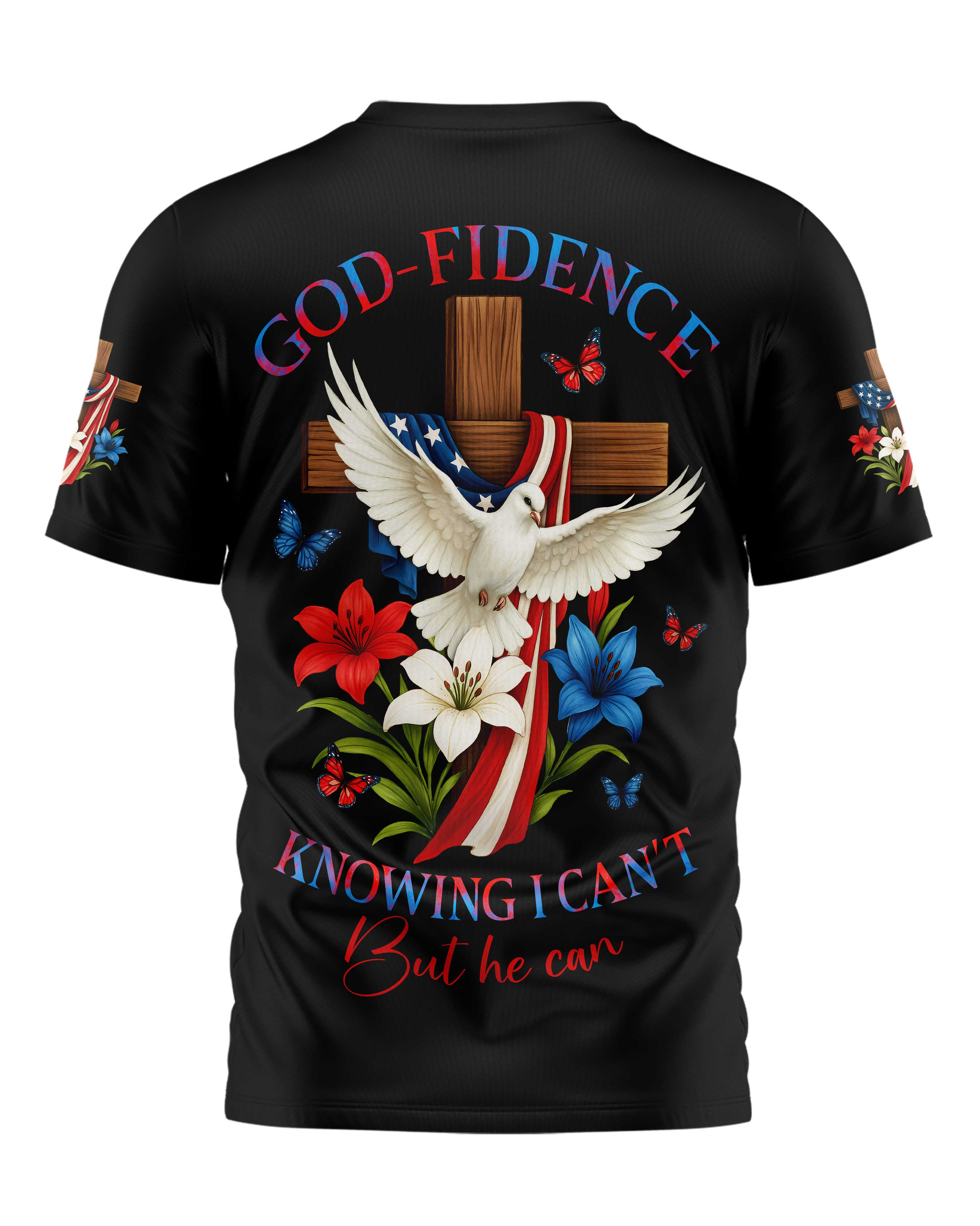 God-Fidence Knowing I Can't But He Can T-Shirt